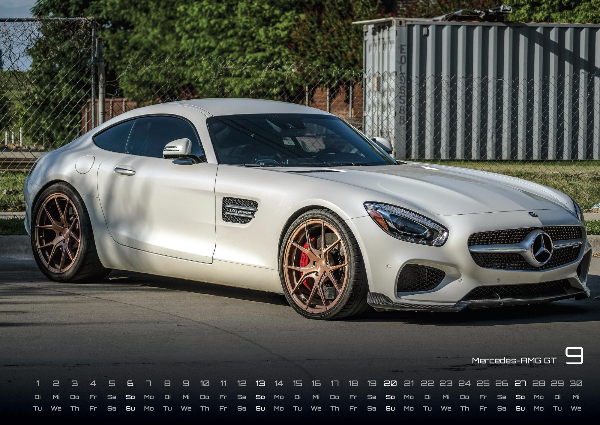 Beispielinhalt (Bild) Sportwagen - PS-Boliden - 2026 - Kalender DIN A3