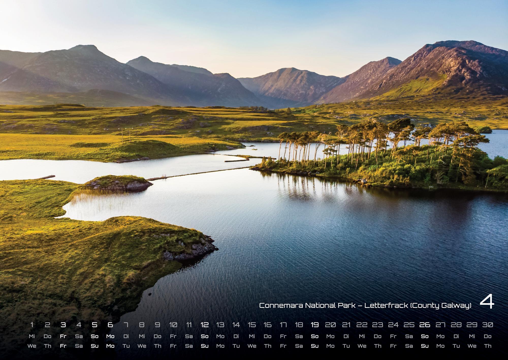 Beispielinhalt (Bild) Irland - Die grüne Insel - 2026 - Kalender DIN A2