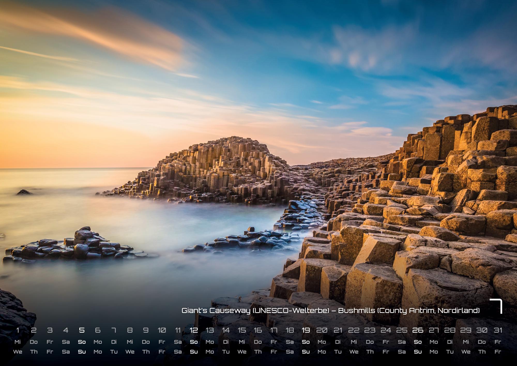 Beispielinhalt (Bild) Irland - Die grüne Insel - 2026 - Kalender DIN A2