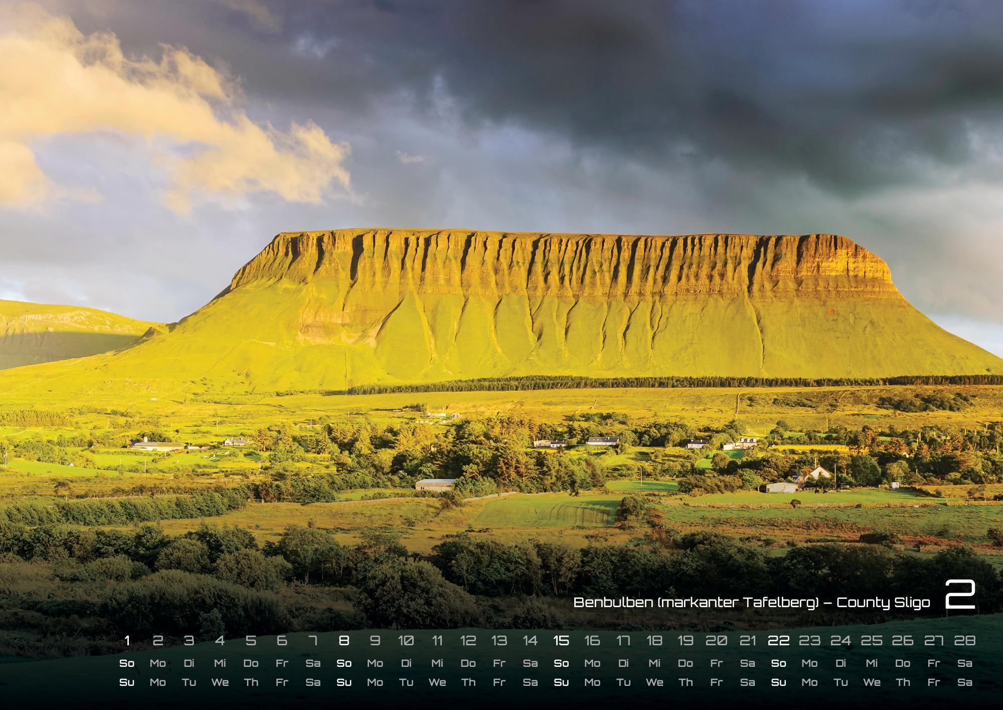 Beispielinhalt (Bild) Irland - Die grüne Insel - 2026 - Kalender DIN A2