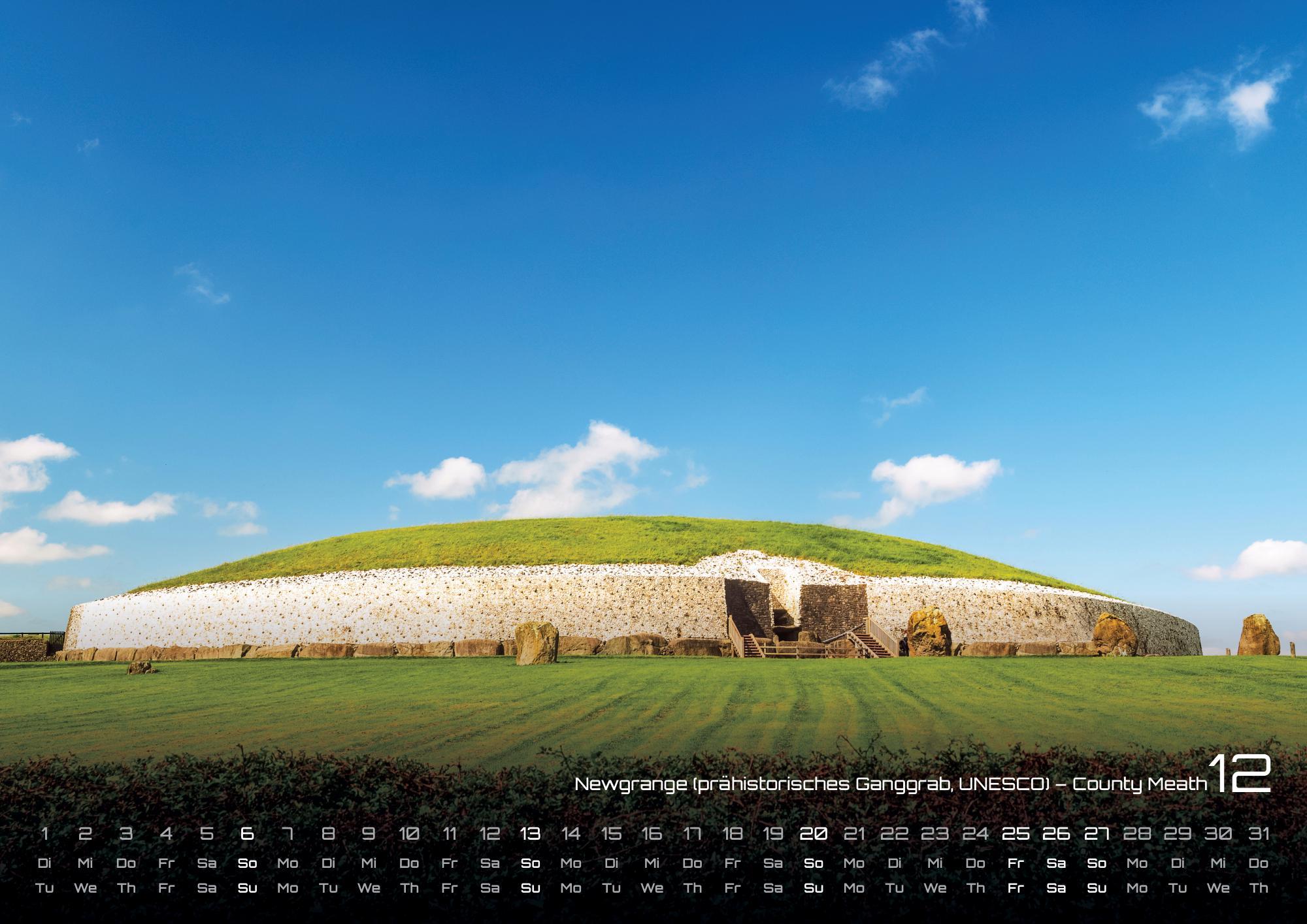 Beispielinhalt (Bild) Irland - Die grüne Insel - 2026 - Kalender DIN A2