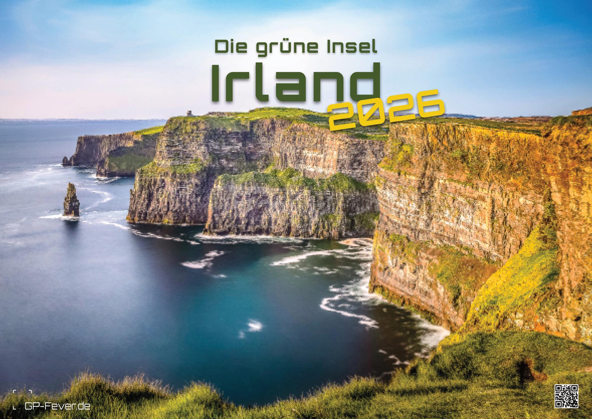 Vorderes Coverbild Irland - Die grüne Insel - 2026 - Kalender DIN A2
