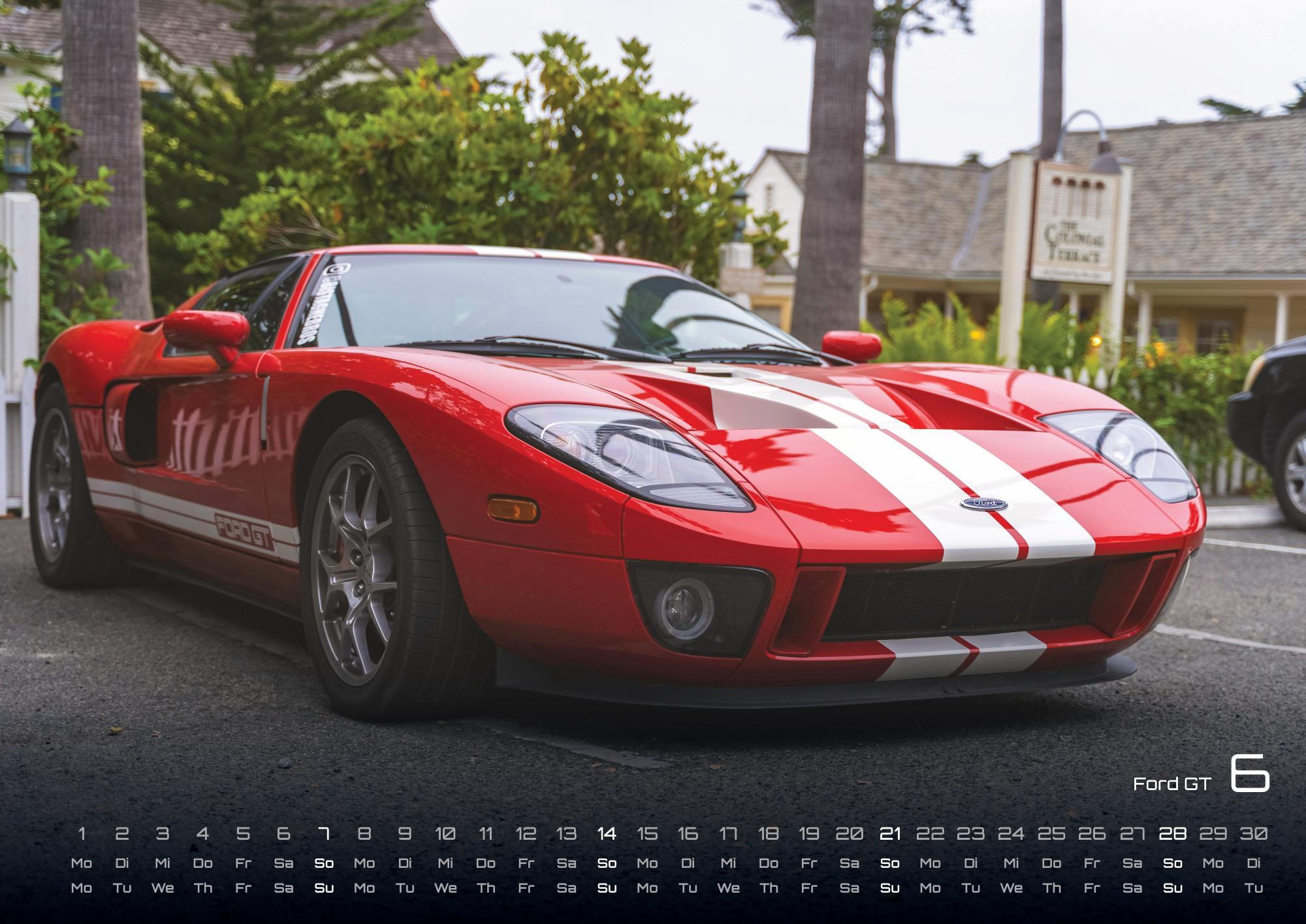 Beispielinhalt (Bild) Sportwagen - PS-Boliden - 2026 - Kalender DIN A2