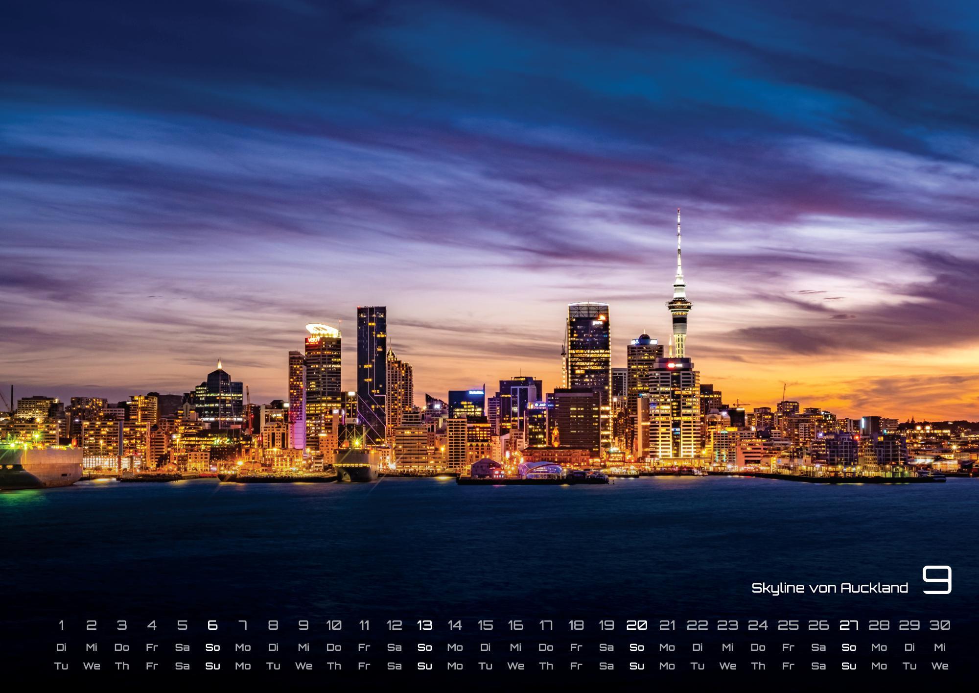 Beispielinhalt (Bild) Neuseeland - Das Land der langen weißen Wolke - 2026 - Kalender DIN A2