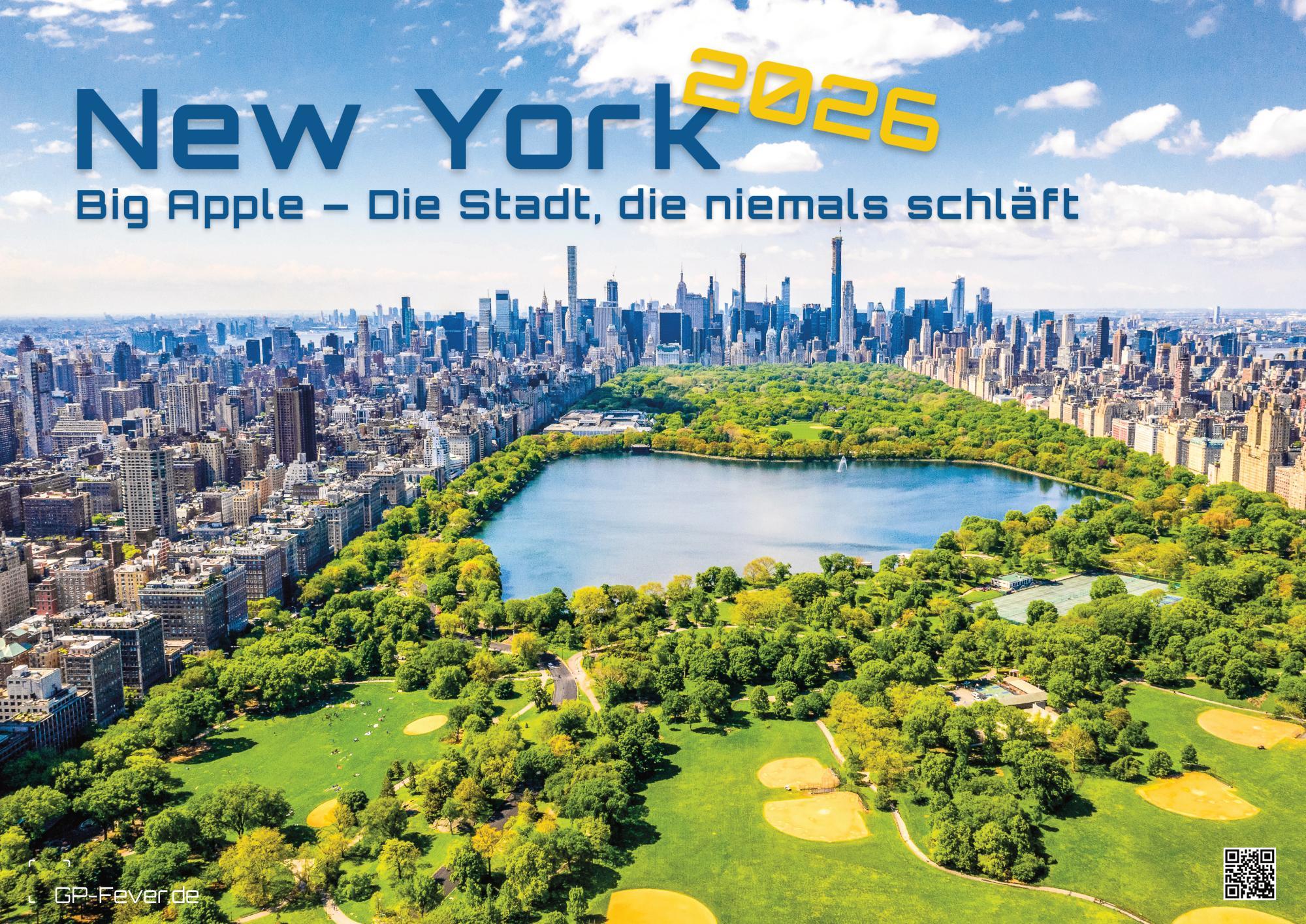 Vorderes Coverbild New York - die Stadt, die niemals schläft - 2026 - Kalender DIN A3
