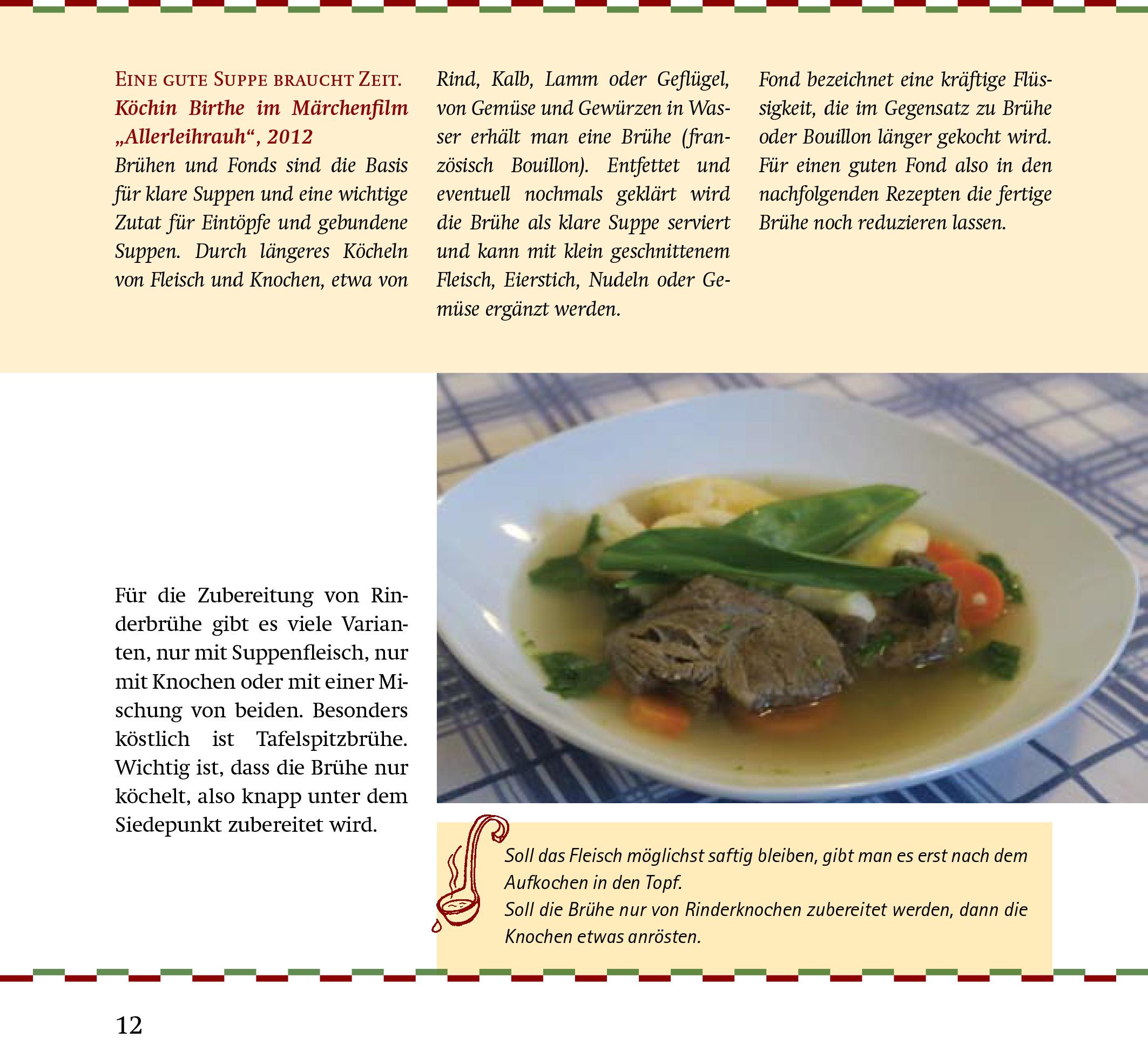 Beispielinhalt (Bild) Rezepte aus meiner Suppenküche