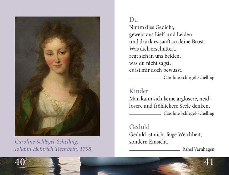 Beispielinhalt (Bild) Zitate von Frauen der Romantik