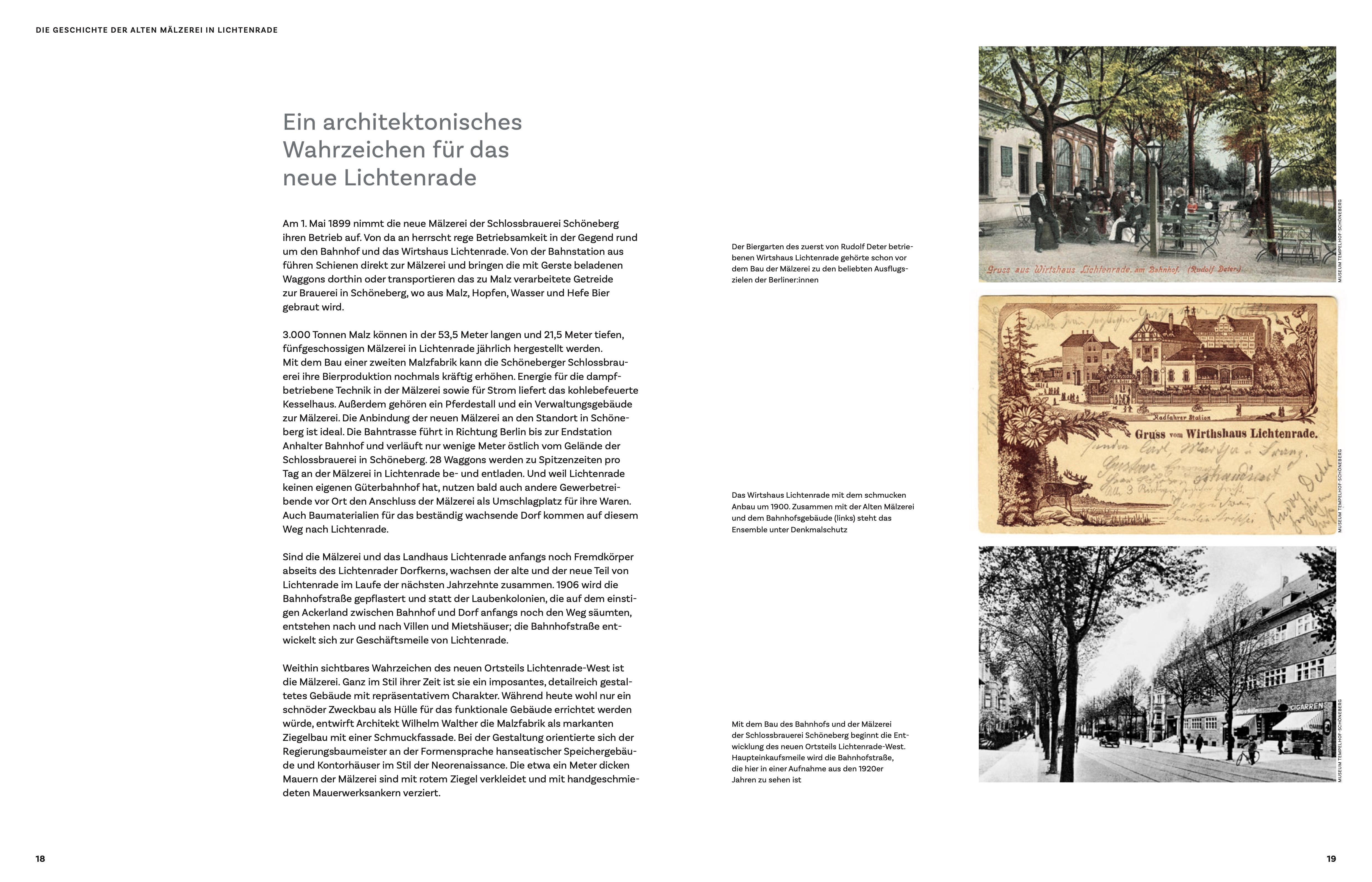 Beispielinhalt (Bild) Die Alte Mälzerei Lichtenrade