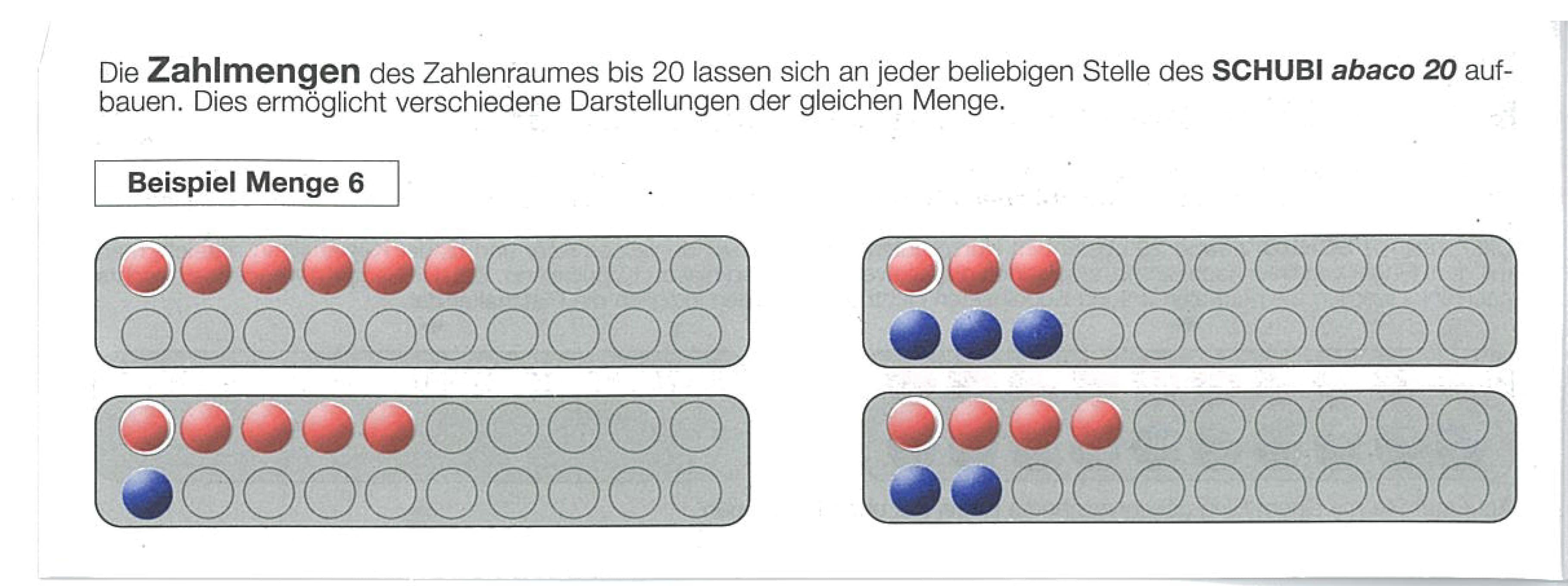 Beispielinhalt (Bild) SCHUBI Abaco 20