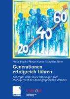 Vorderes Coverbild Generationen erfolgreich führen