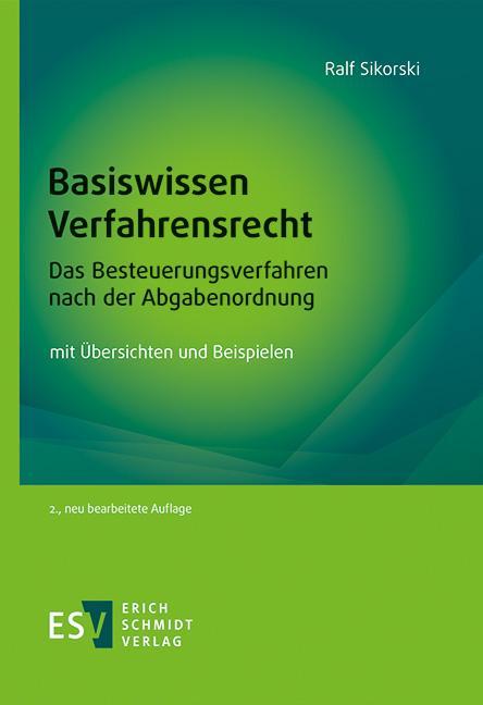 Vorderes Coverbild Basiswissen Verfahrensrecht - Das Besteuerungsverfahren nach der Abgabenordnung