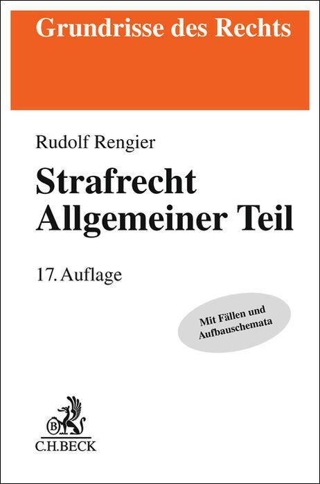 Vorderes Coverbild Strafrecht Allgemeiner Teil. Strafrecht AT