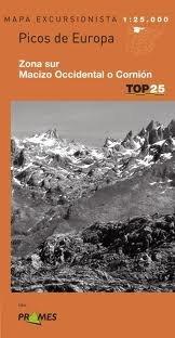 Vorderes Coverbild Picos de Europa zona Sur : macizo occidental o Cornión