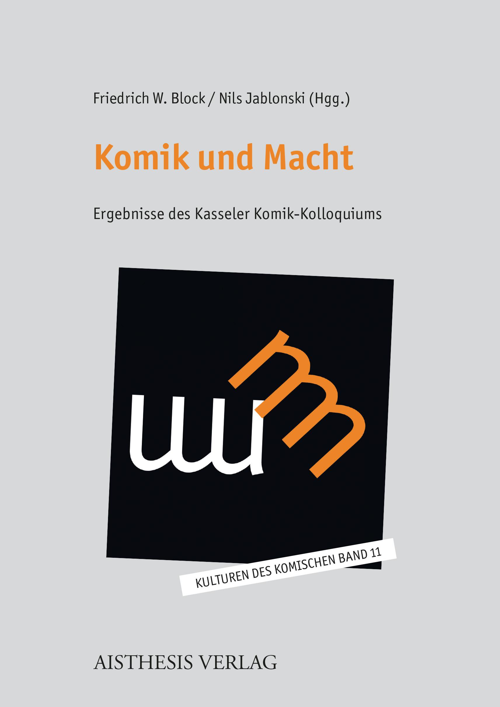 Vorderes Coverbild Komik und Macht
