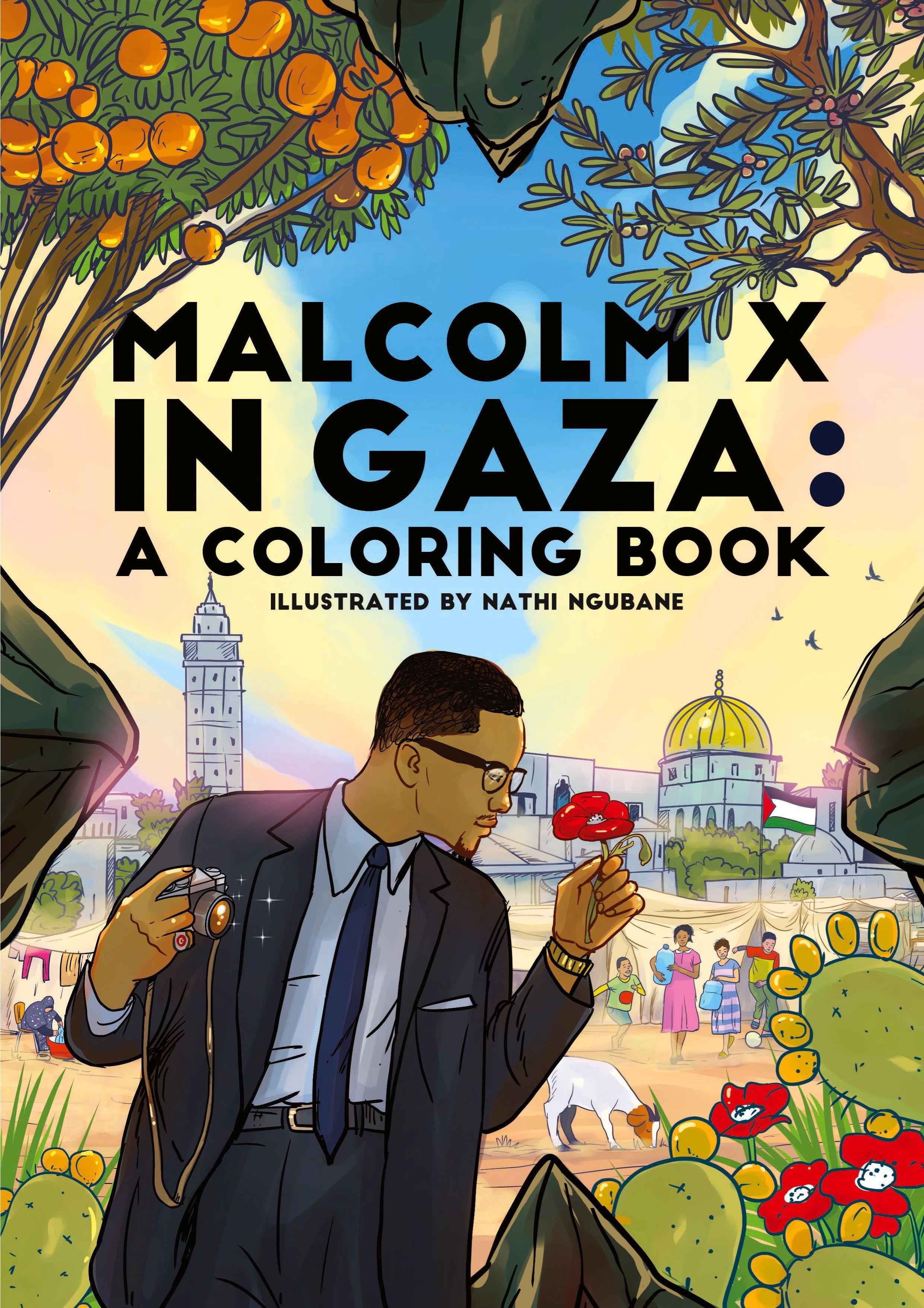 Vorderes Coverbild Malcolm X in Gaza