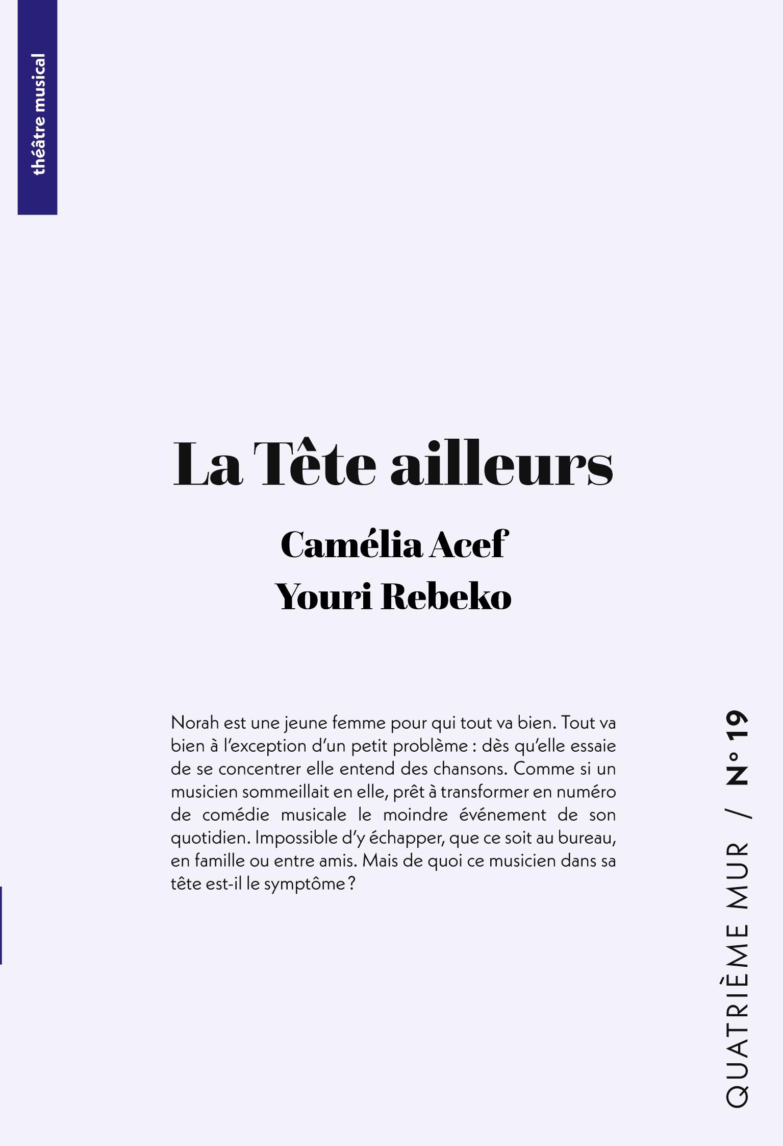Vorderes Coverbild La Tête ailleurs