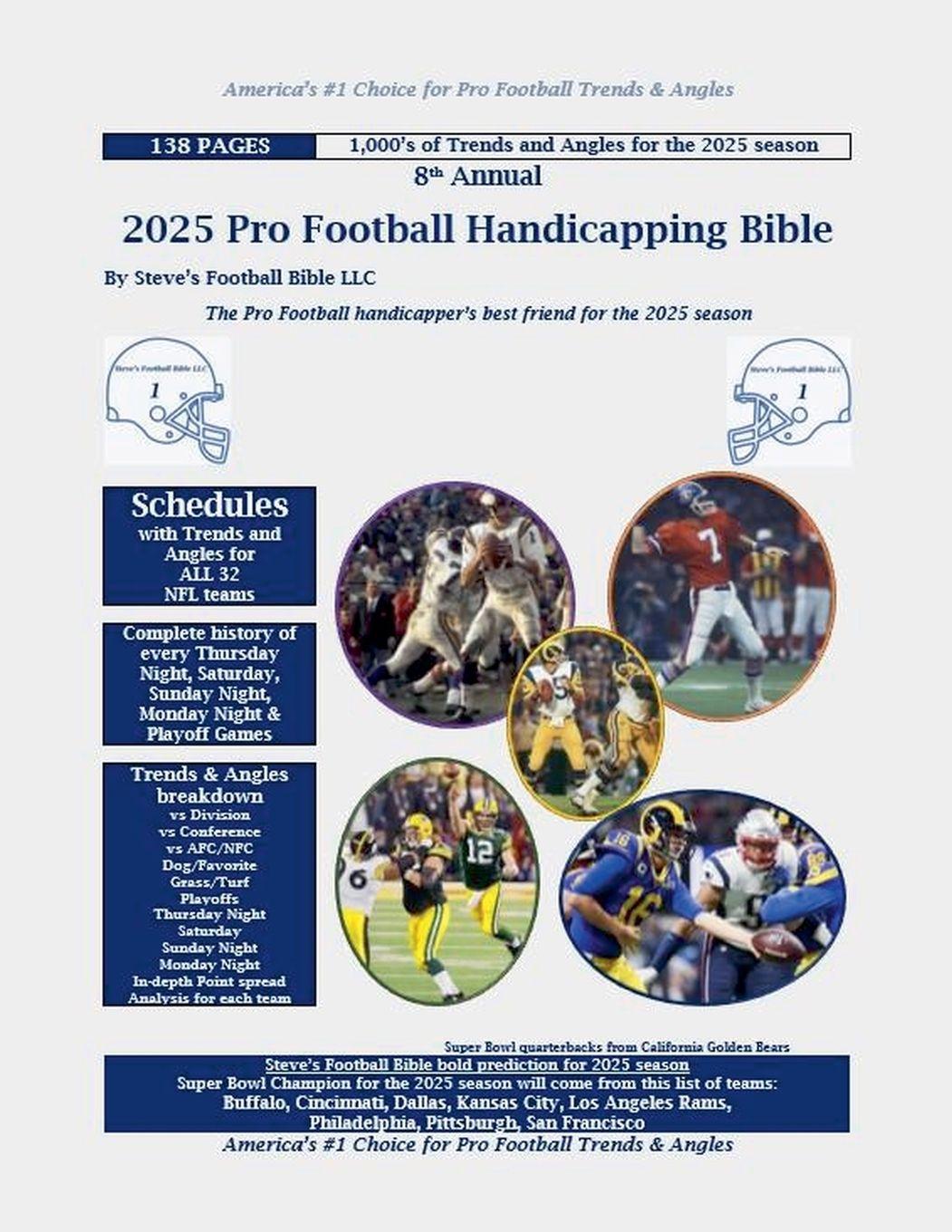 Vorderes Coverbild 2025 Pro Football Handicapping Bible