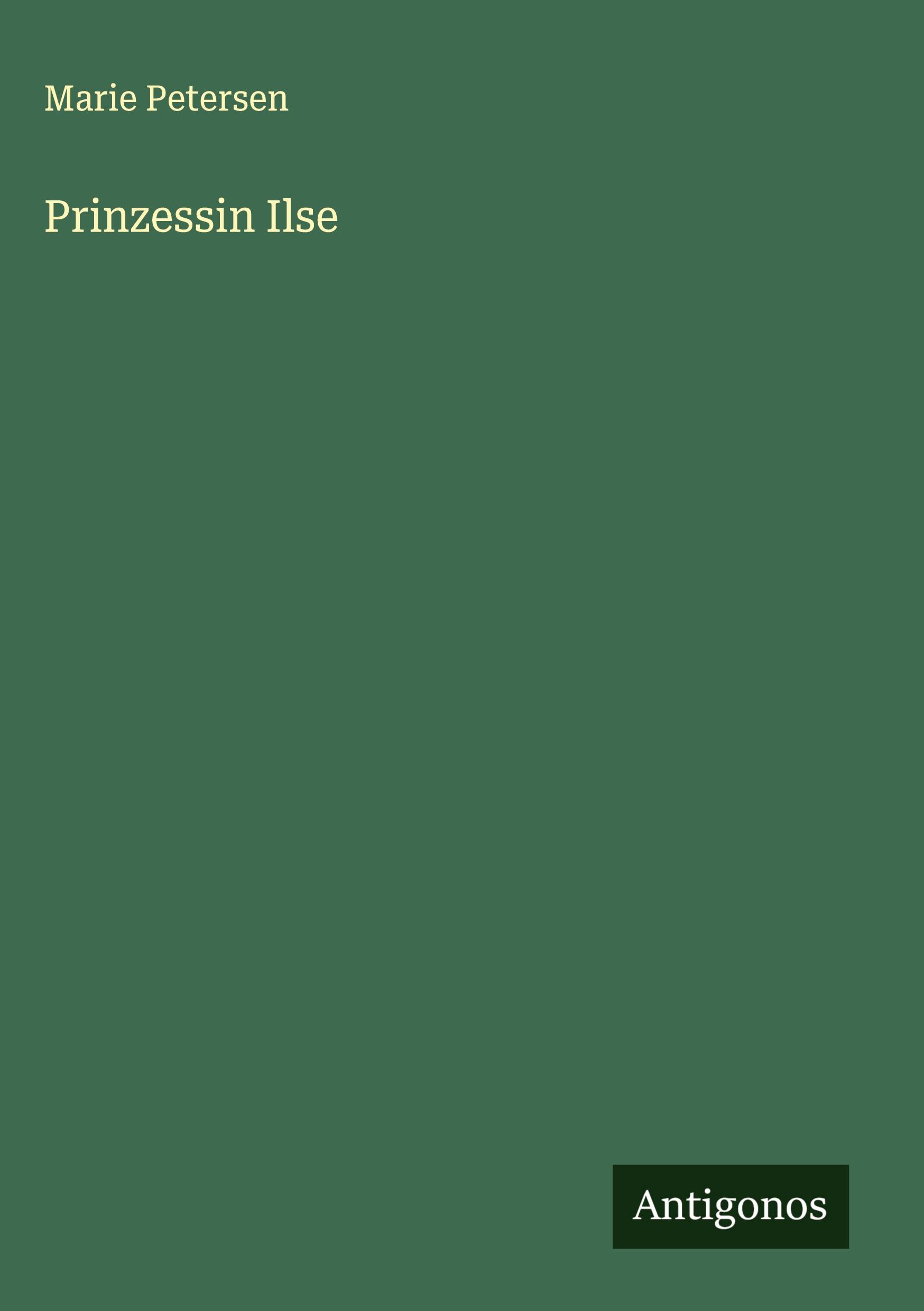 Vorderes Coverbild Prinzessin Ilse