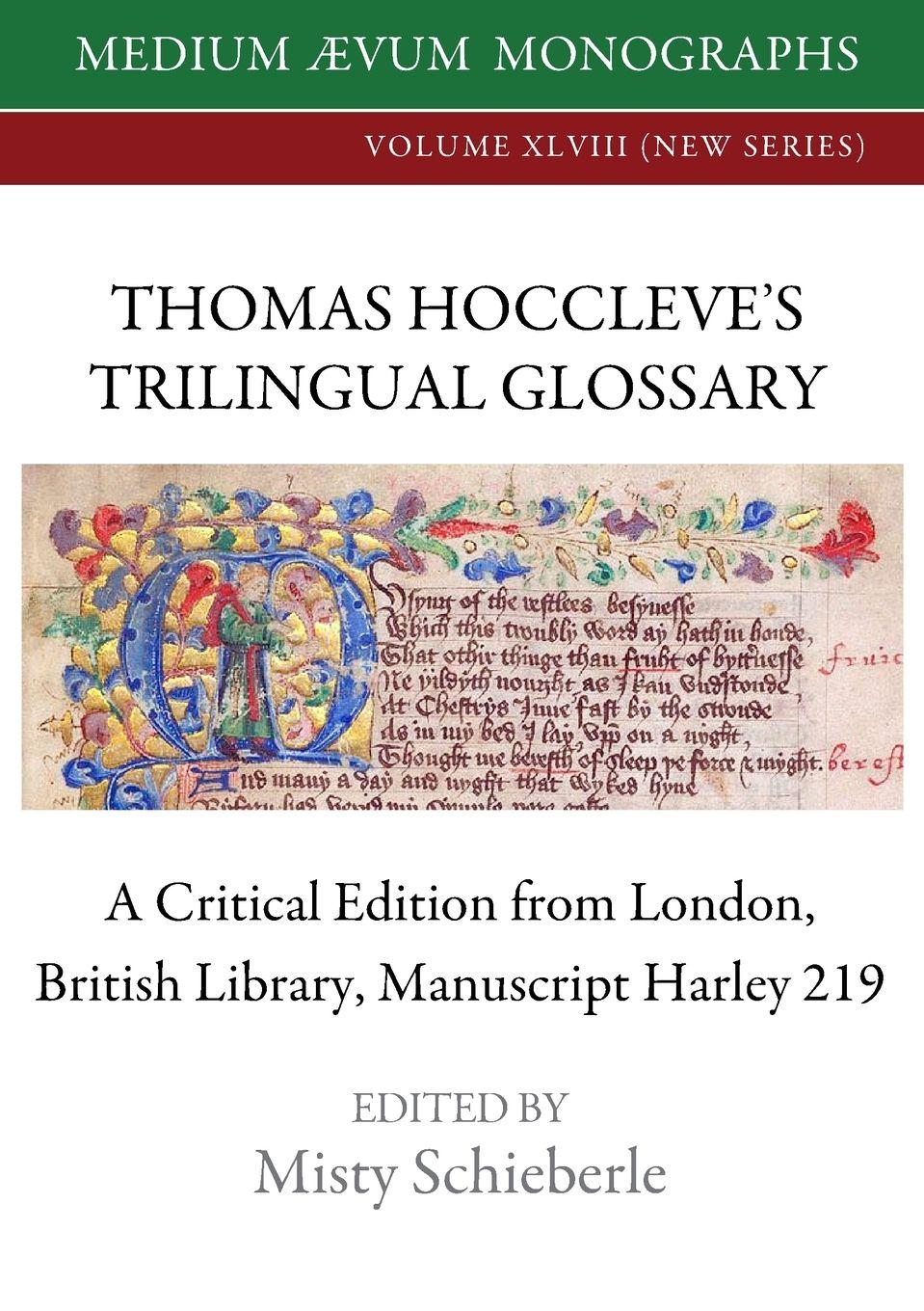 Vorderes Coverbild Thomas Hoccleve's Trilingual Glossary