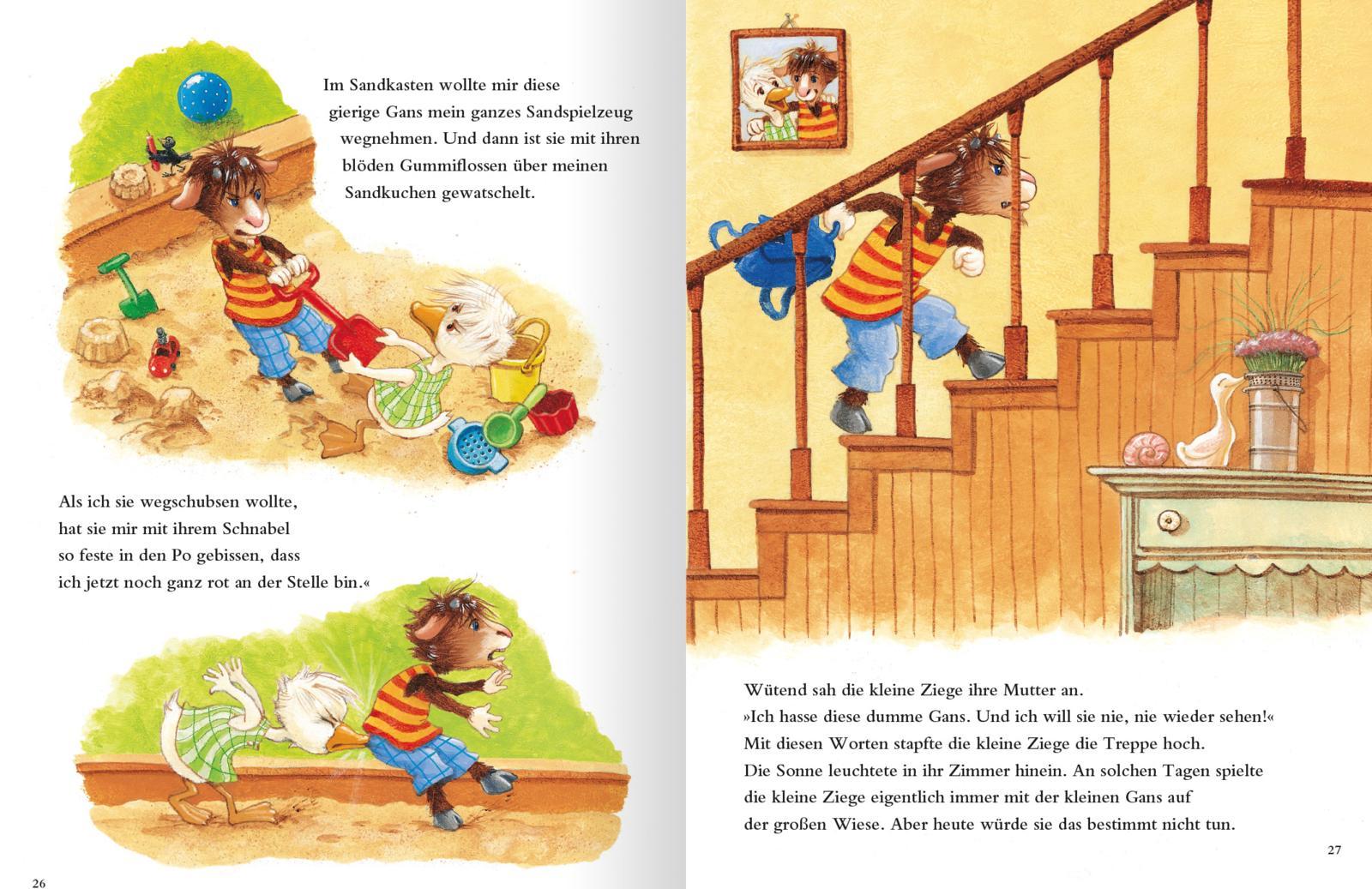 Beispielinhalt (Bild) Blöde Ziege, Dumme Gans