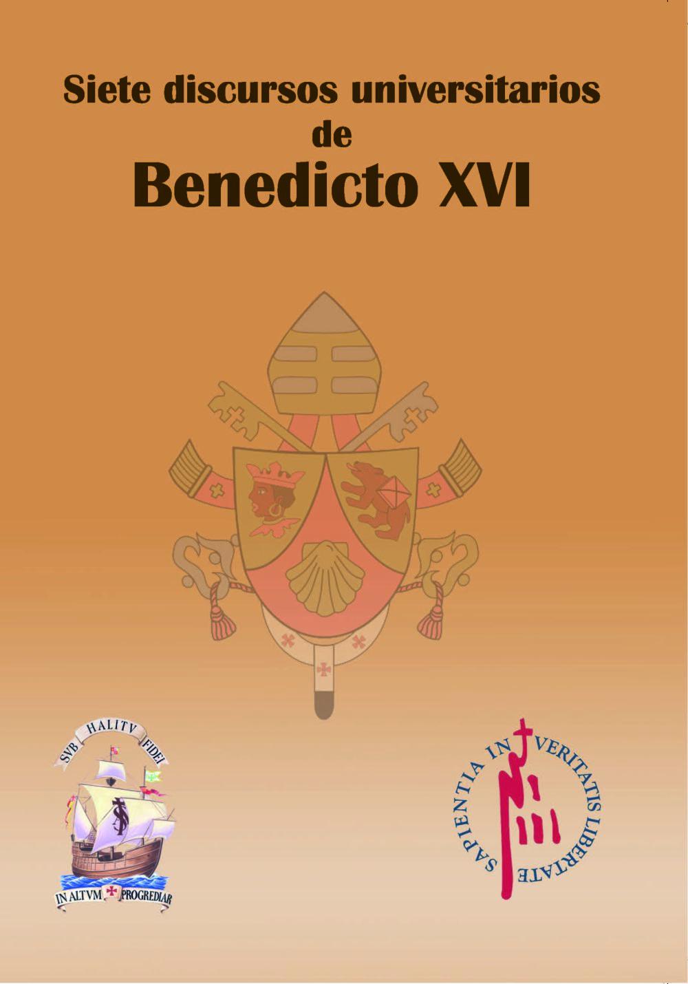 Beispielinhalt (Bild) Siete discursos universitarios de Benedicto XVI