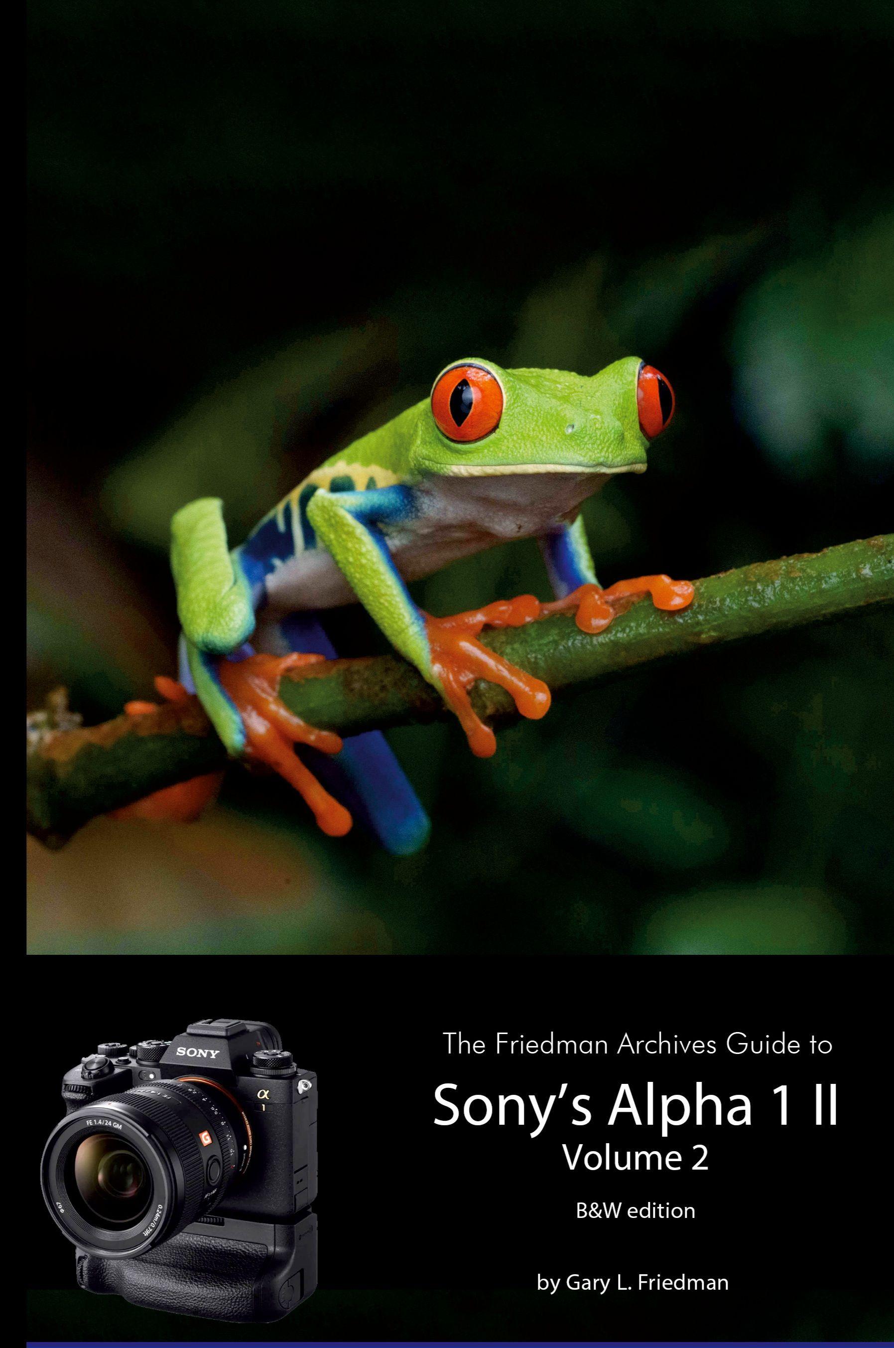 Vorderes Coverbild The Friedman Archives Guide to Sony's A1 II - Volume 2 (B&W Edition)