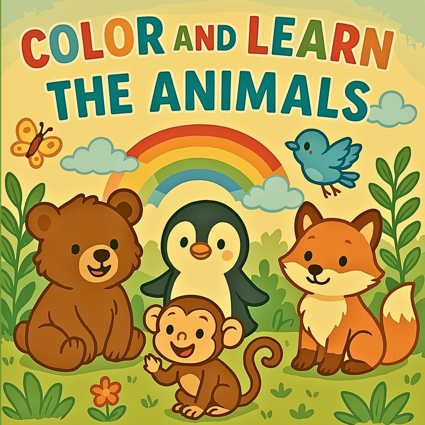 Vorderes Coverbild Color and Learn Animals