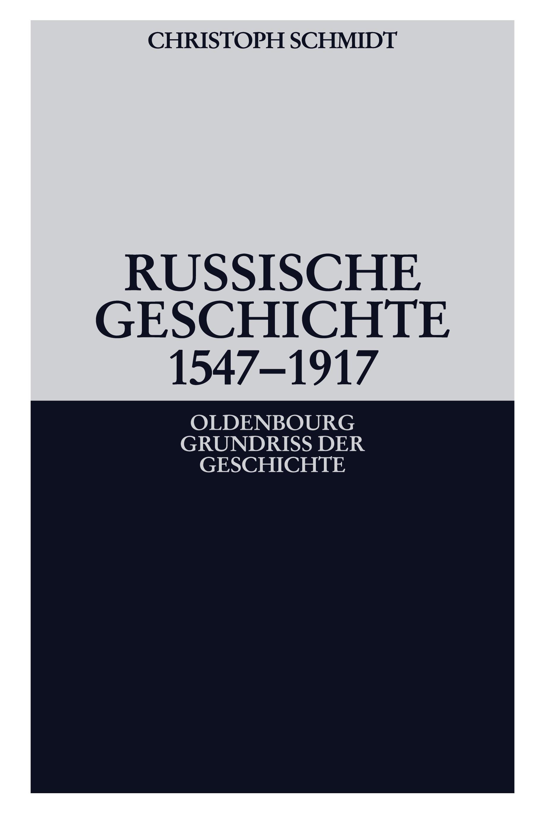 Vorderes Coverbild Russische Geschichte 1547-1917