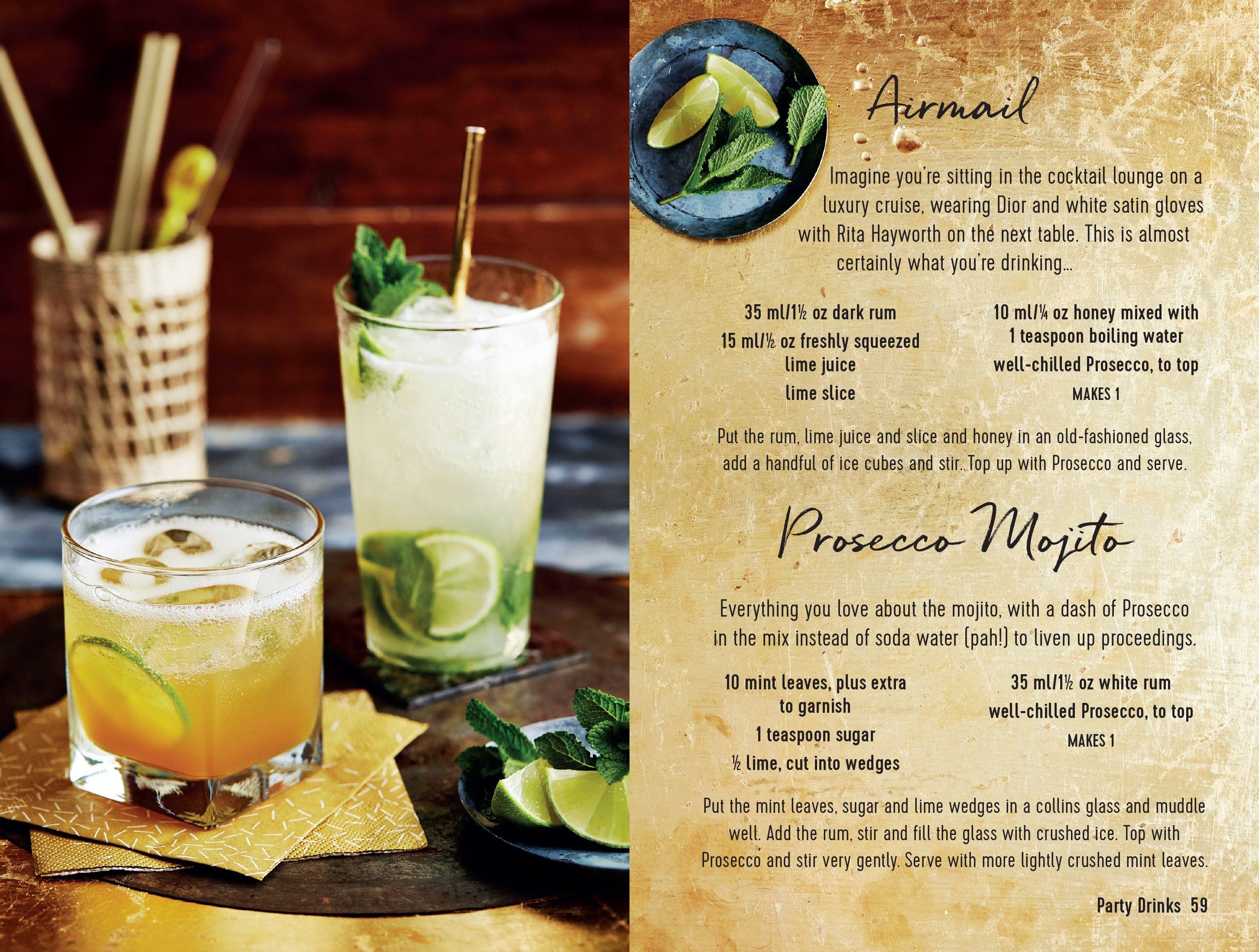 Beispielinhalt (Bild) Prosecco Cocktails