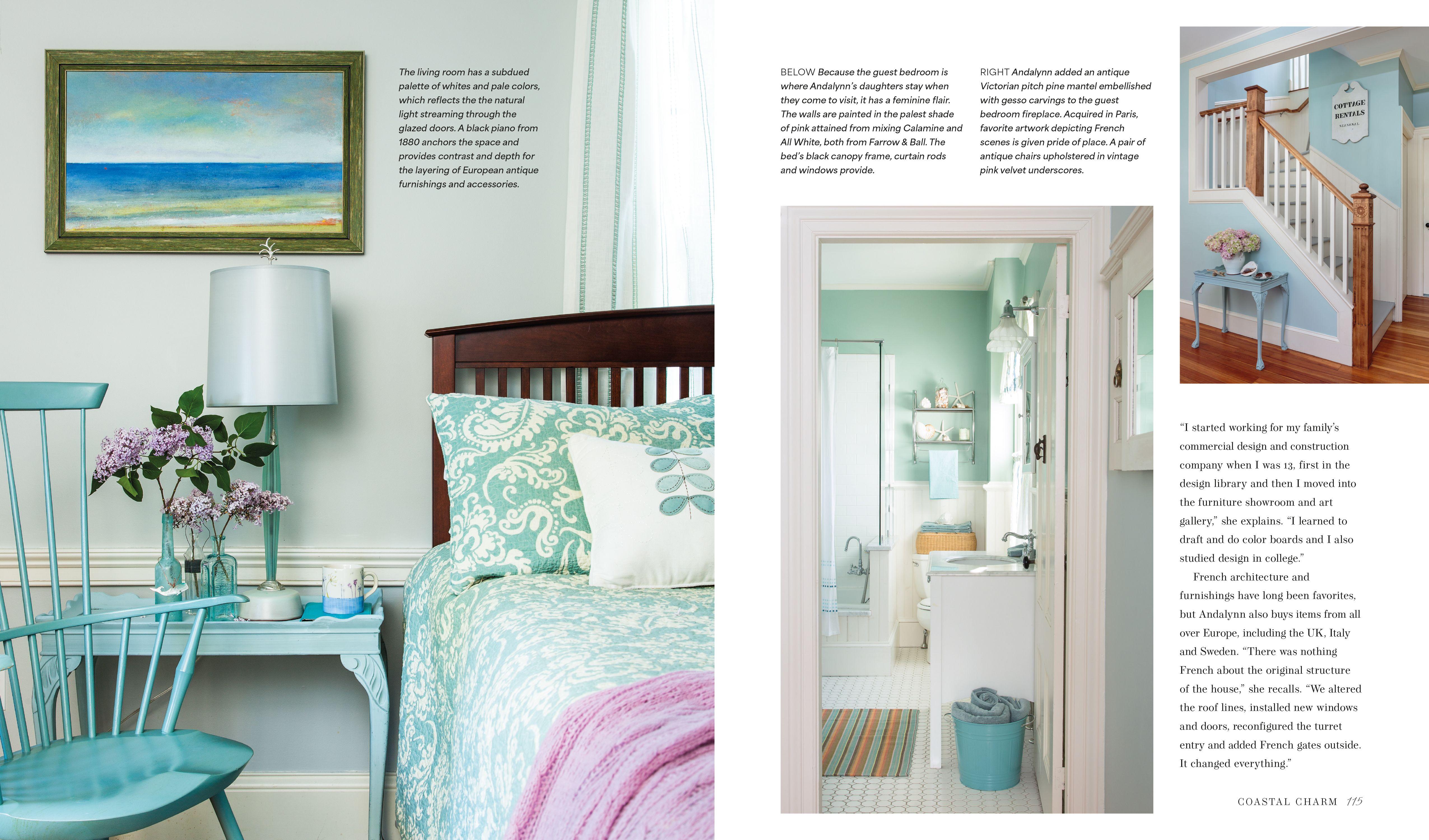 Beispielinhalt (Bild) At Home with Blue: Soothing Spaces for Restful Living