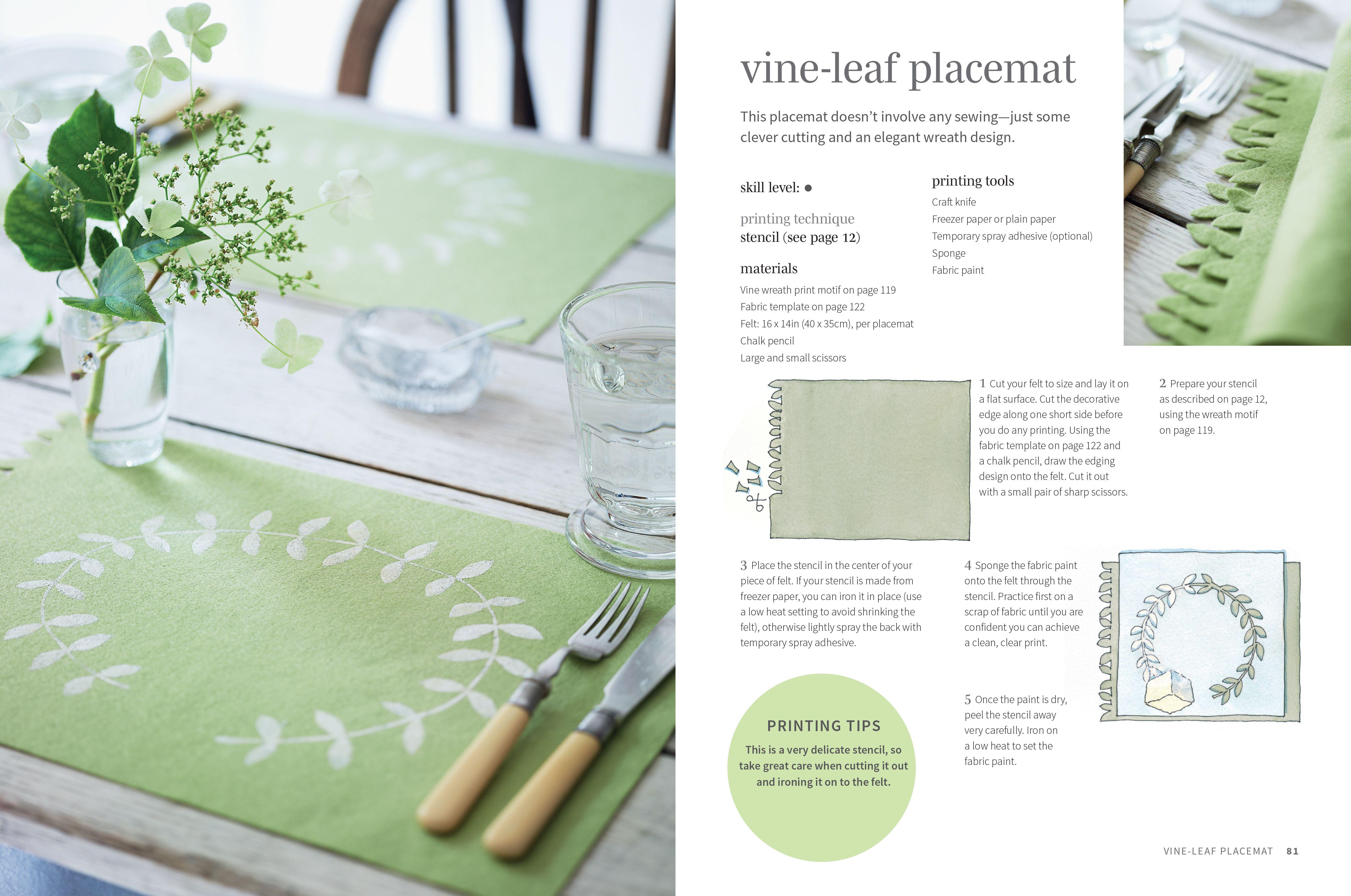 Beispielinhalt (Bild) A Beginner's Guide to Hand-Printing: 35 projects to make