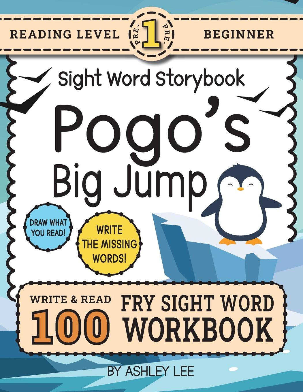 Vorderes Coverbild 100 Sight Word Storybook Workbook, Pogo's Big Jump (Level Pre-1)