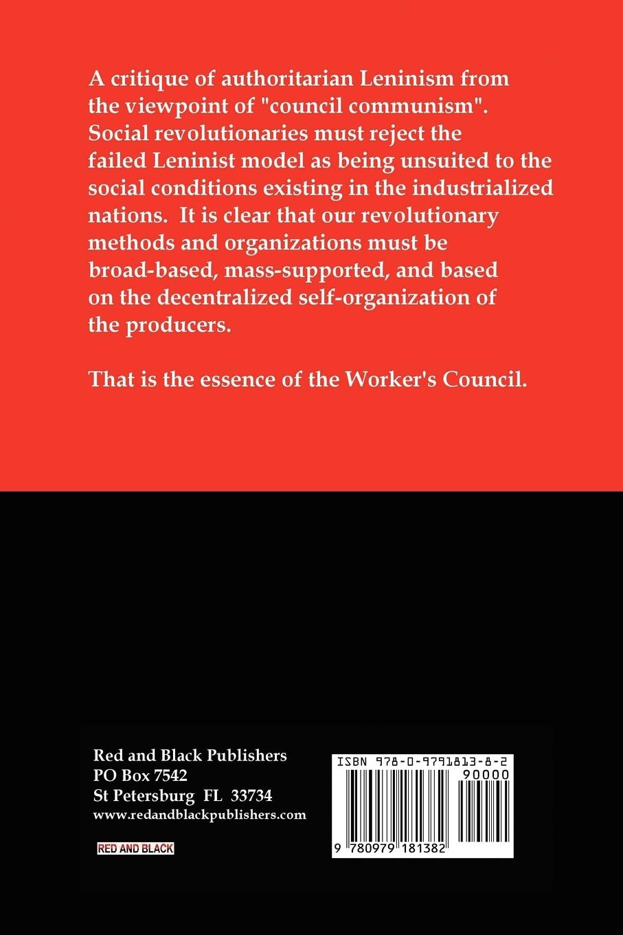 Rückseitencover Philosophy of Revolution: Towards a Non-Leninist Marxism