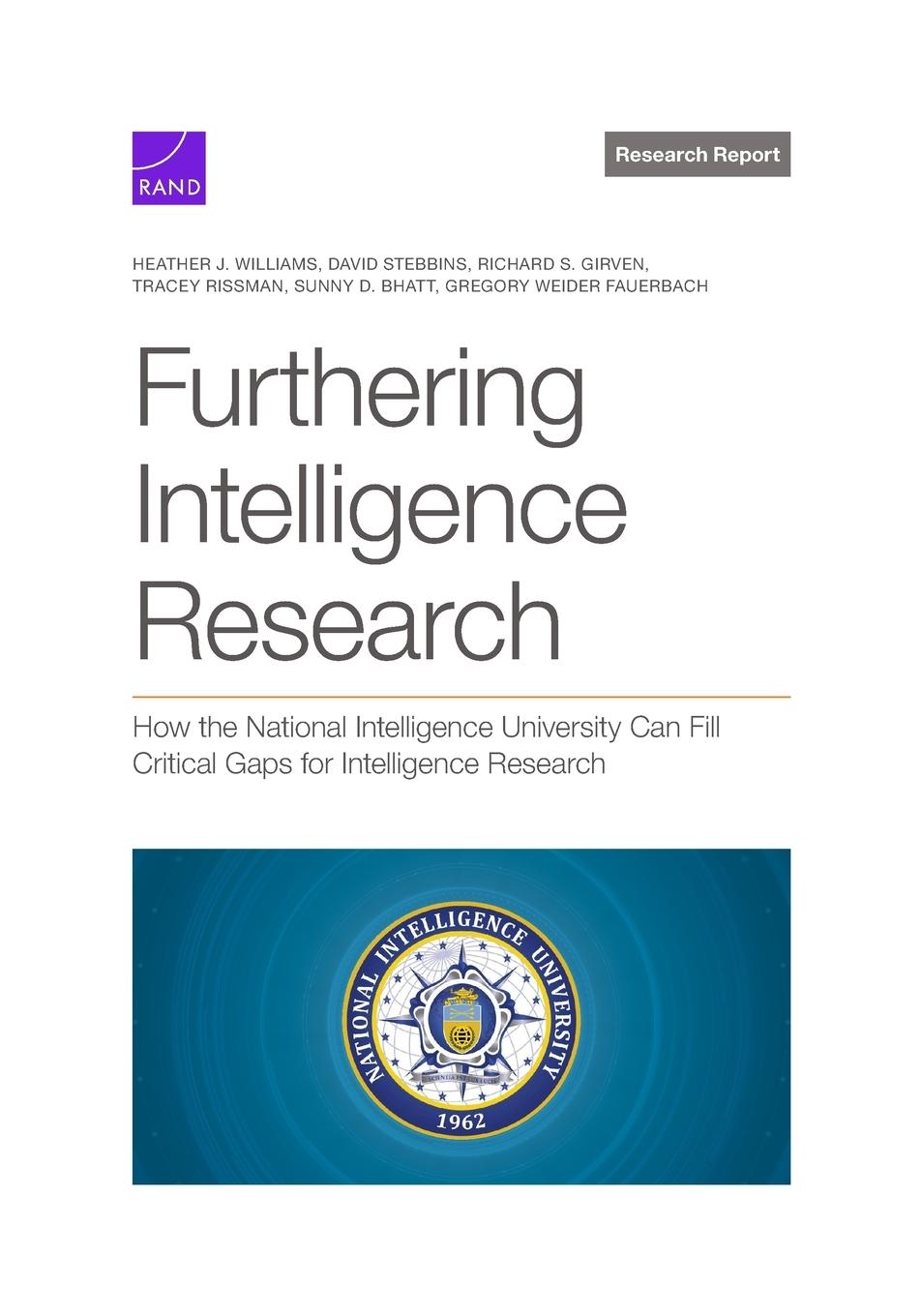 Vorderes Coverbild Furthering Intelligence Research
