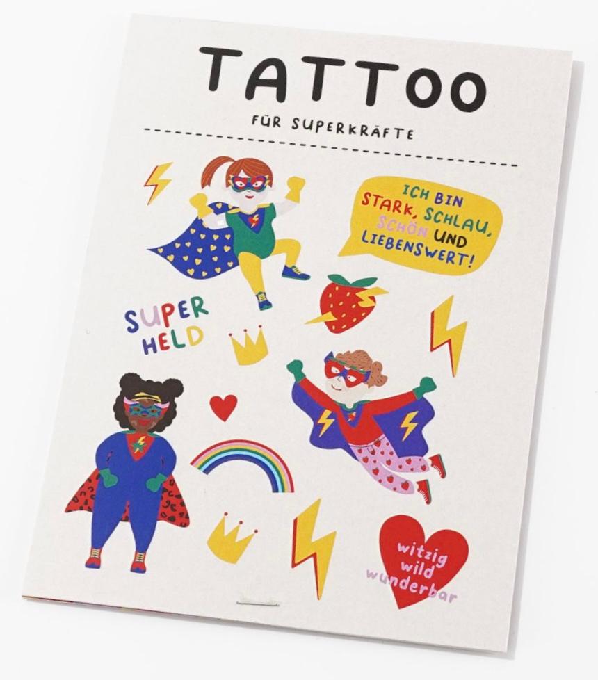 Vorderes Coverbild Kindertattoo "Superkids"