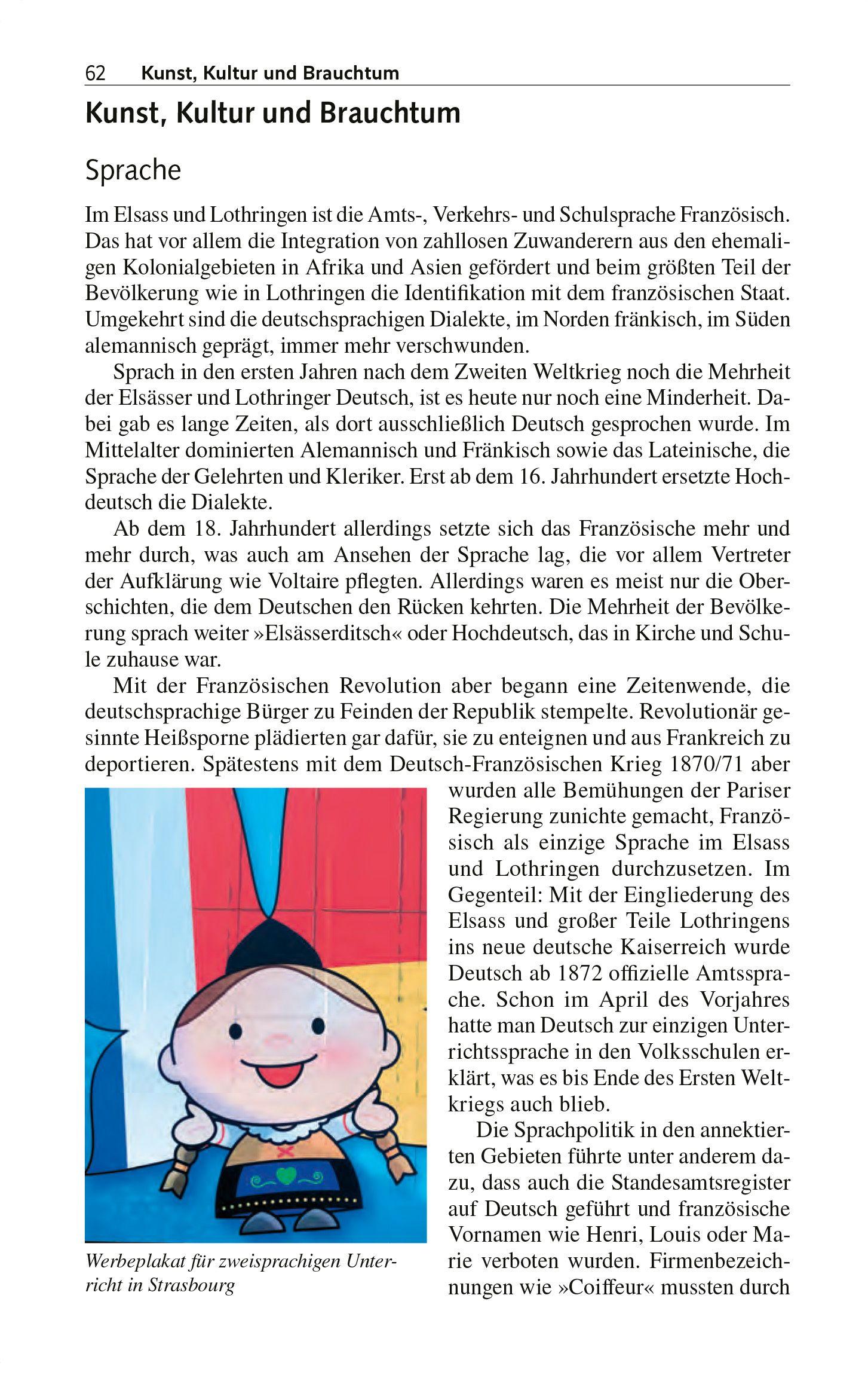 Beispielinhalt (Bild) TRESCHER Reiseführer Elsass und Lothringen