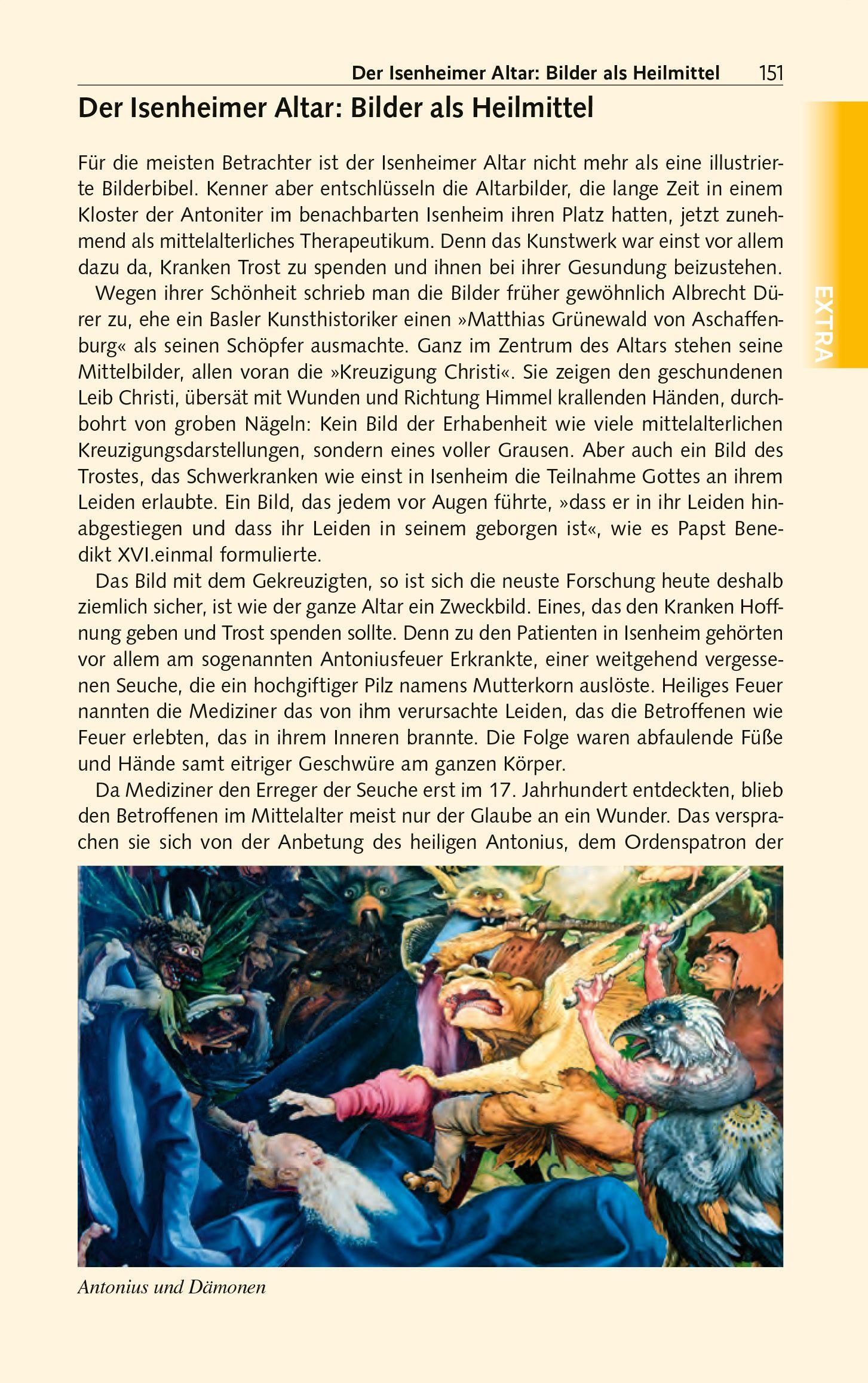 Beispielinhalt (Bild) TRESCHER Reiseführer Elsass und Lothringen