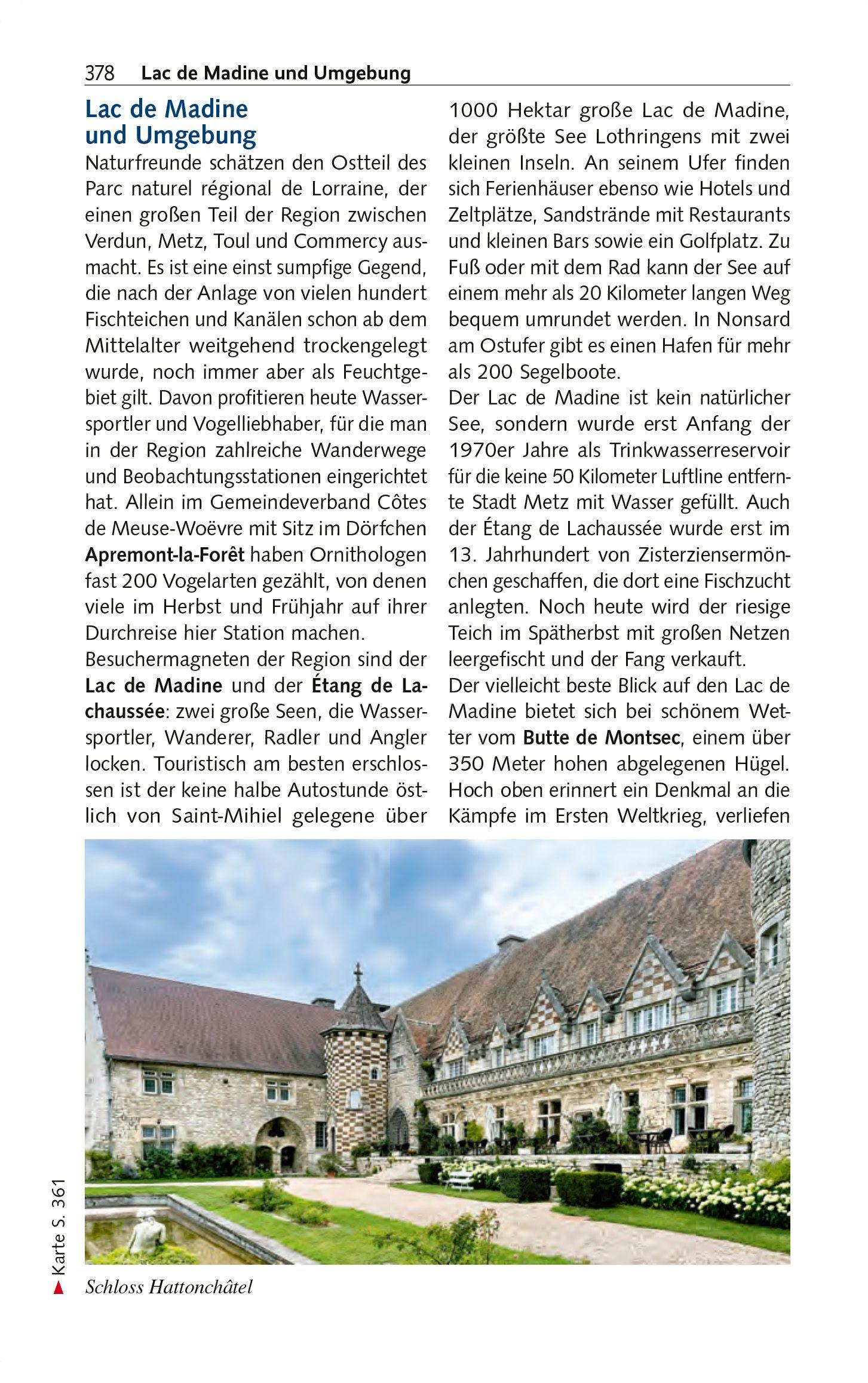 Beispielinhalt (Bild) TRESCHER Reiseführer Elsass und Lothringen