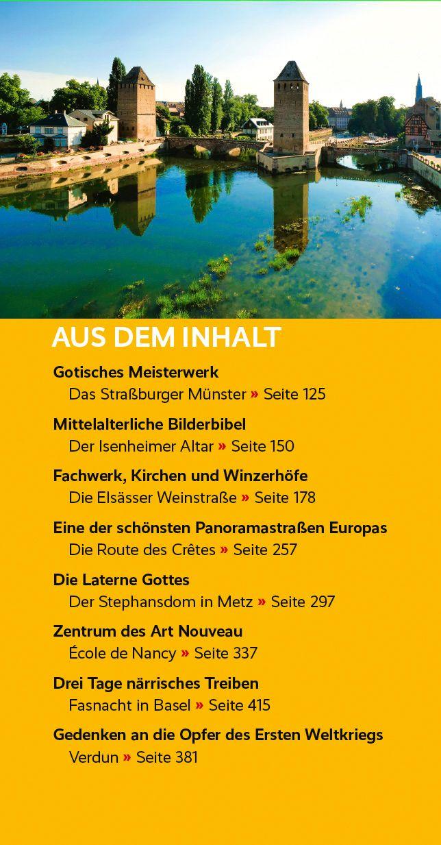 Beispielinhalt (Bild) TRESCHER Reiseführer Elsass und Lothringen