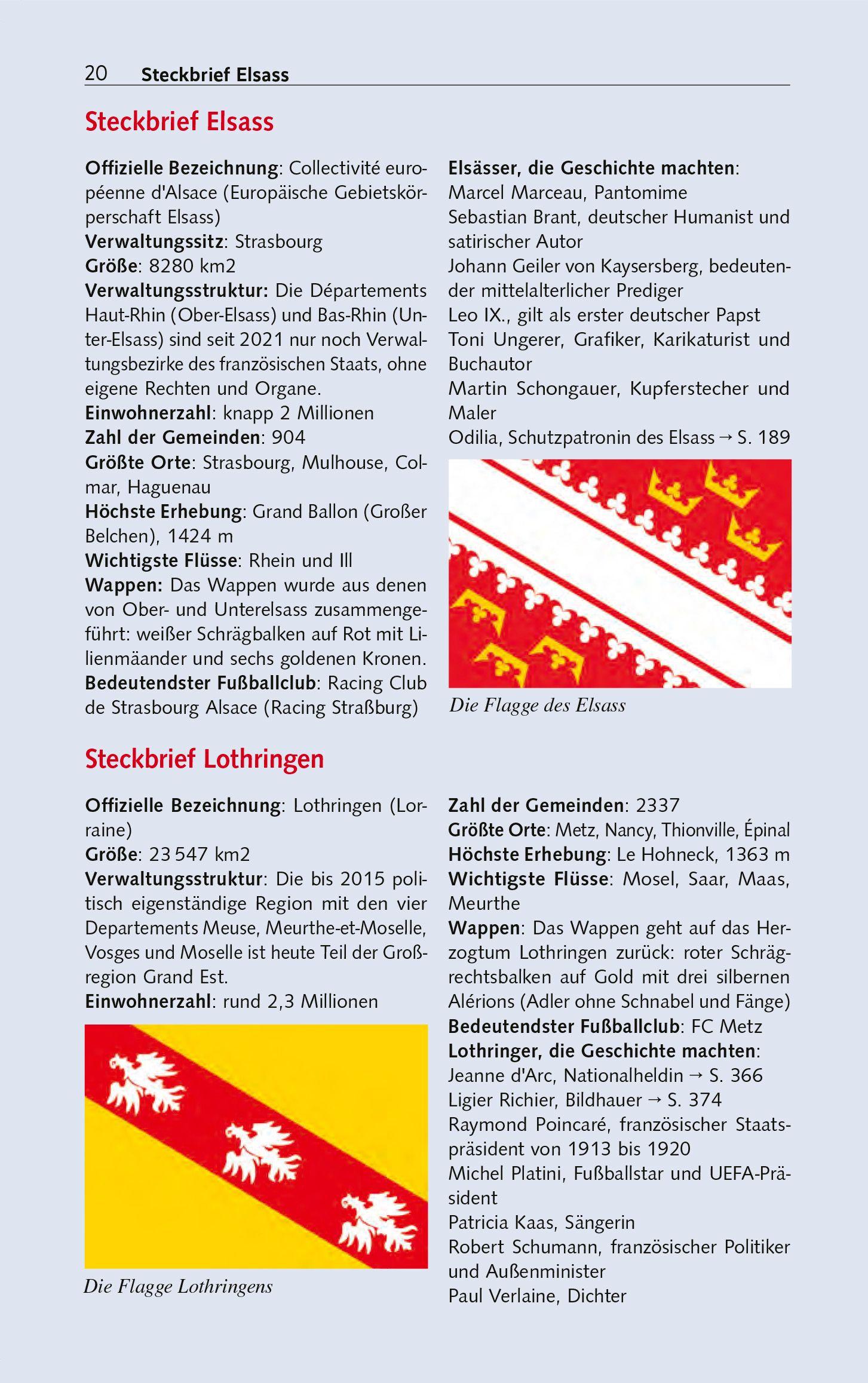 Beispielinhalt (Bild) TRESCHER Reiseführer Elsass und Lothringen