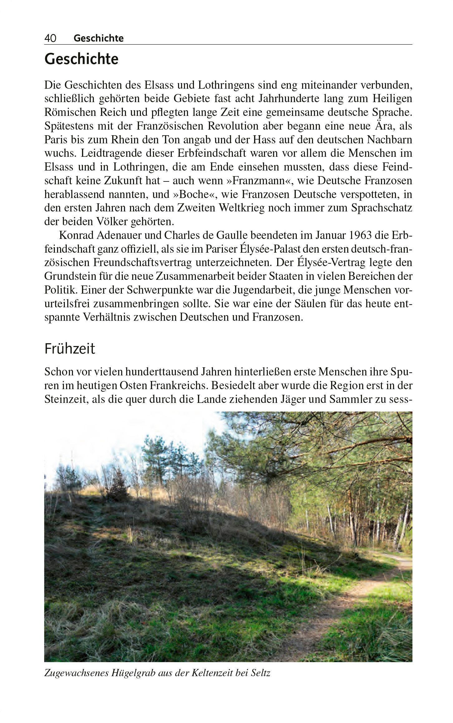 Beispielinhalt (Bild) TRESCHER Reiseführer Elsass und Lothringen