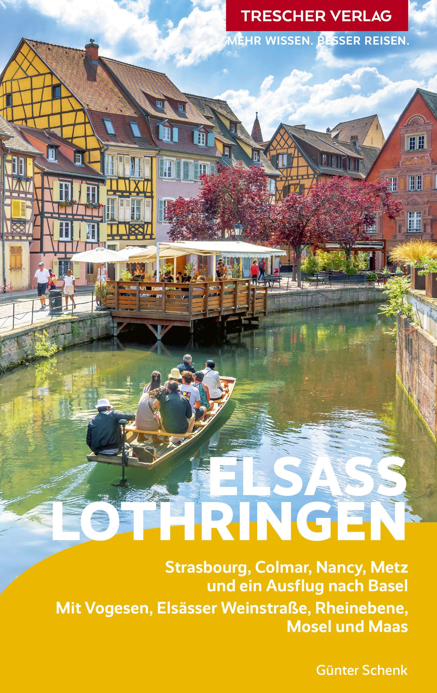 Vorderes Coverbild TRESCHER Reiseführer Elsass und Lothringen