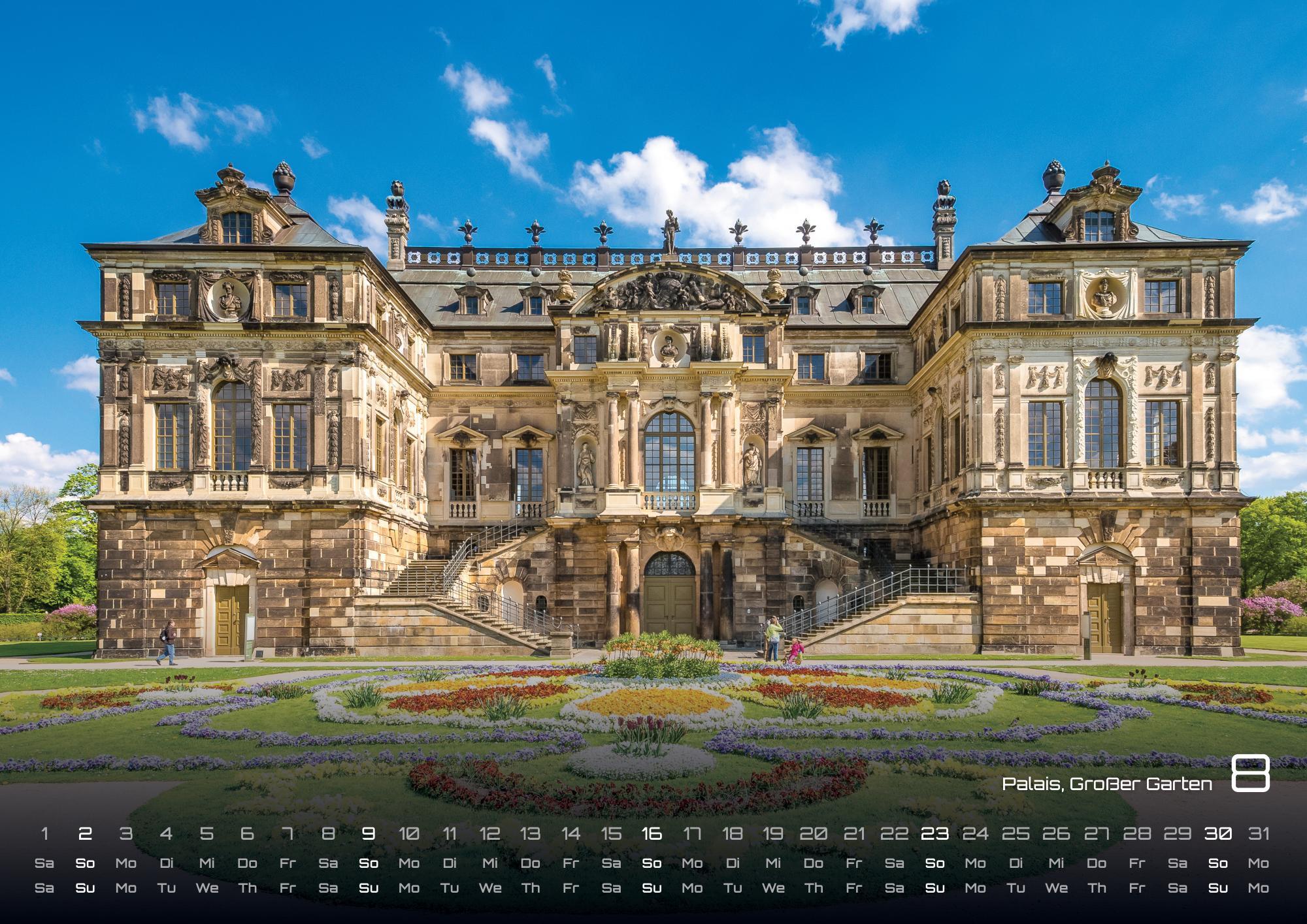 Beispielinhalt (Bild) Dresden - magisches Elbflorenz - 2026 - Kalender DIN A3