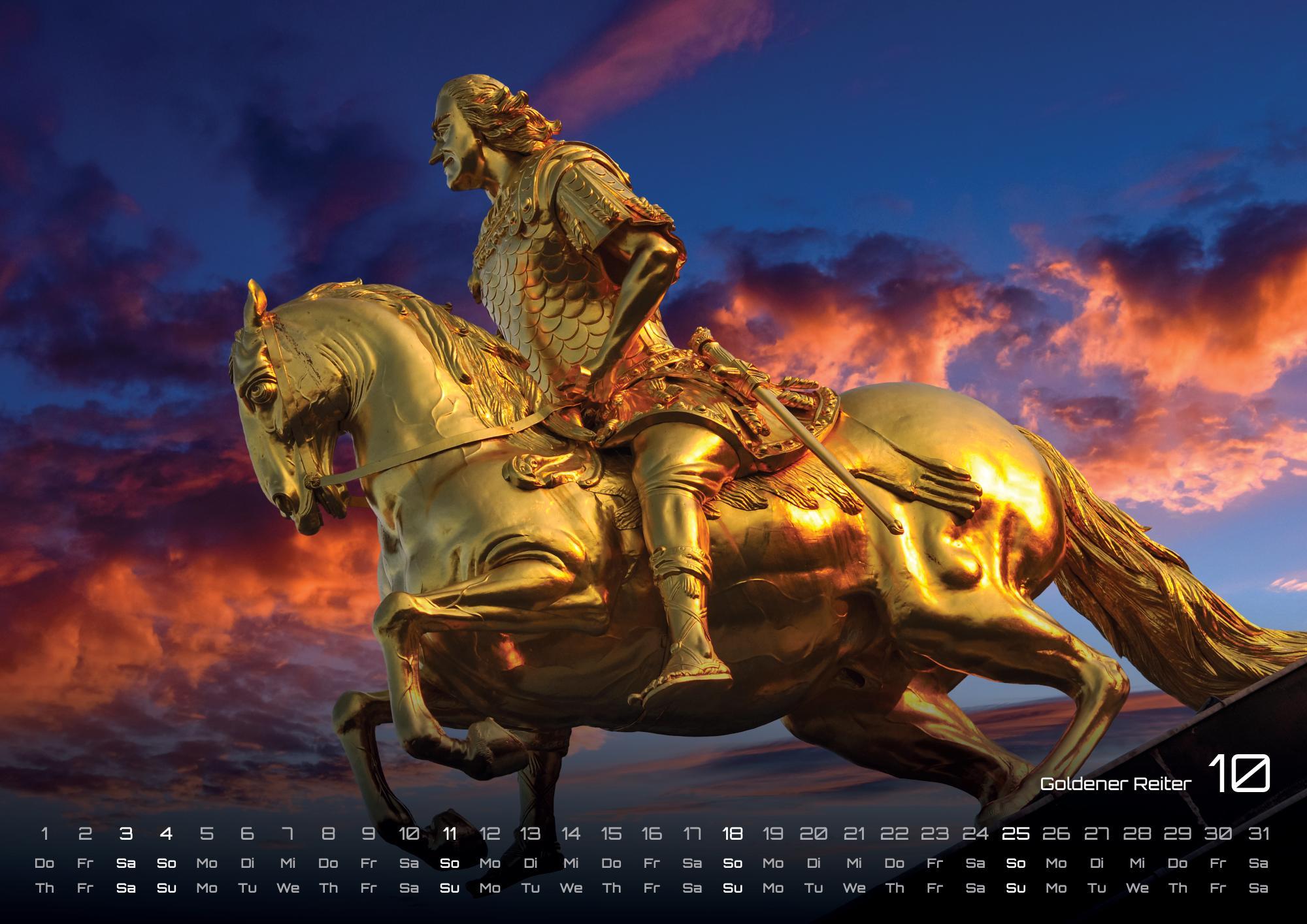 Beispielinhalt (Bild) Dresden - magisches Elbflorenz - 2026 - Kalender DIN A3