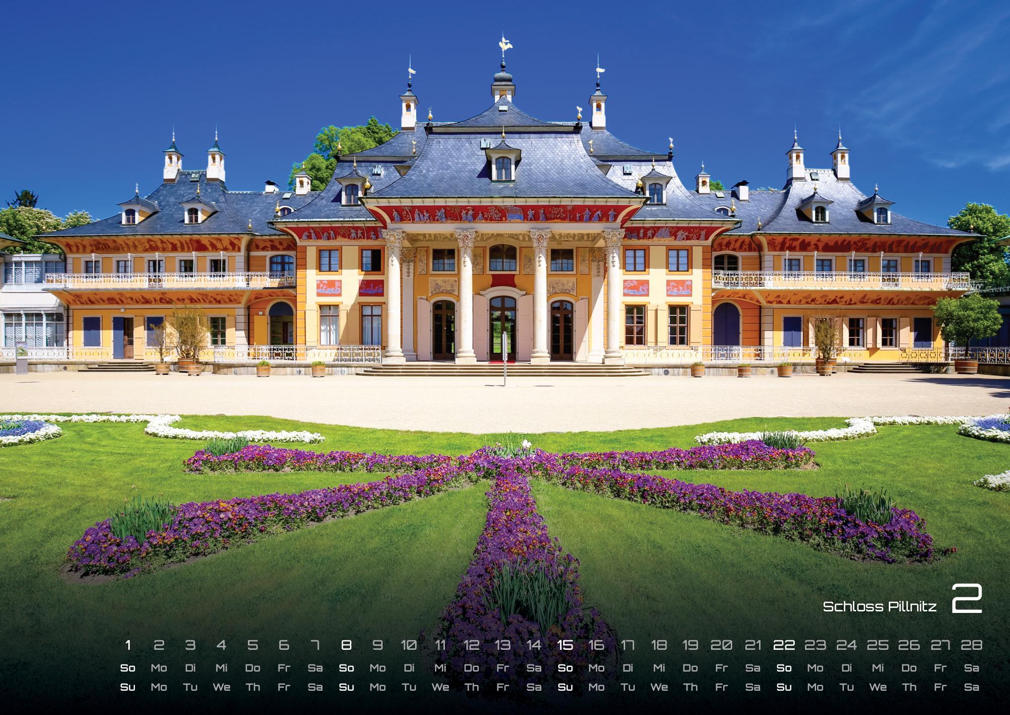Beispielinhalt (Bild) Dresden - magisches Elbflorenz - 2026 - Kalender DIN A3