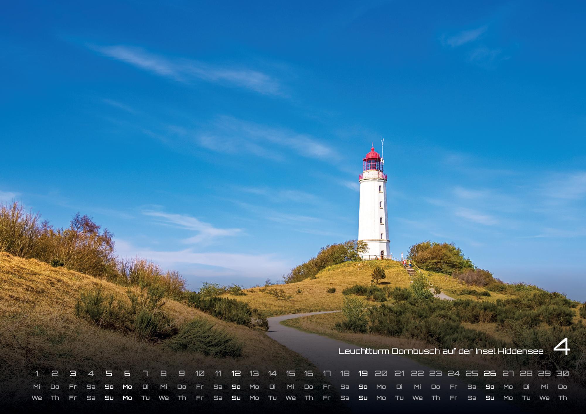 Beispielinhalt (Bild) Ostsee - Zwischen Dünen und Horizont - Die Ostsee erleben - 2026 - Kalender DIN A3