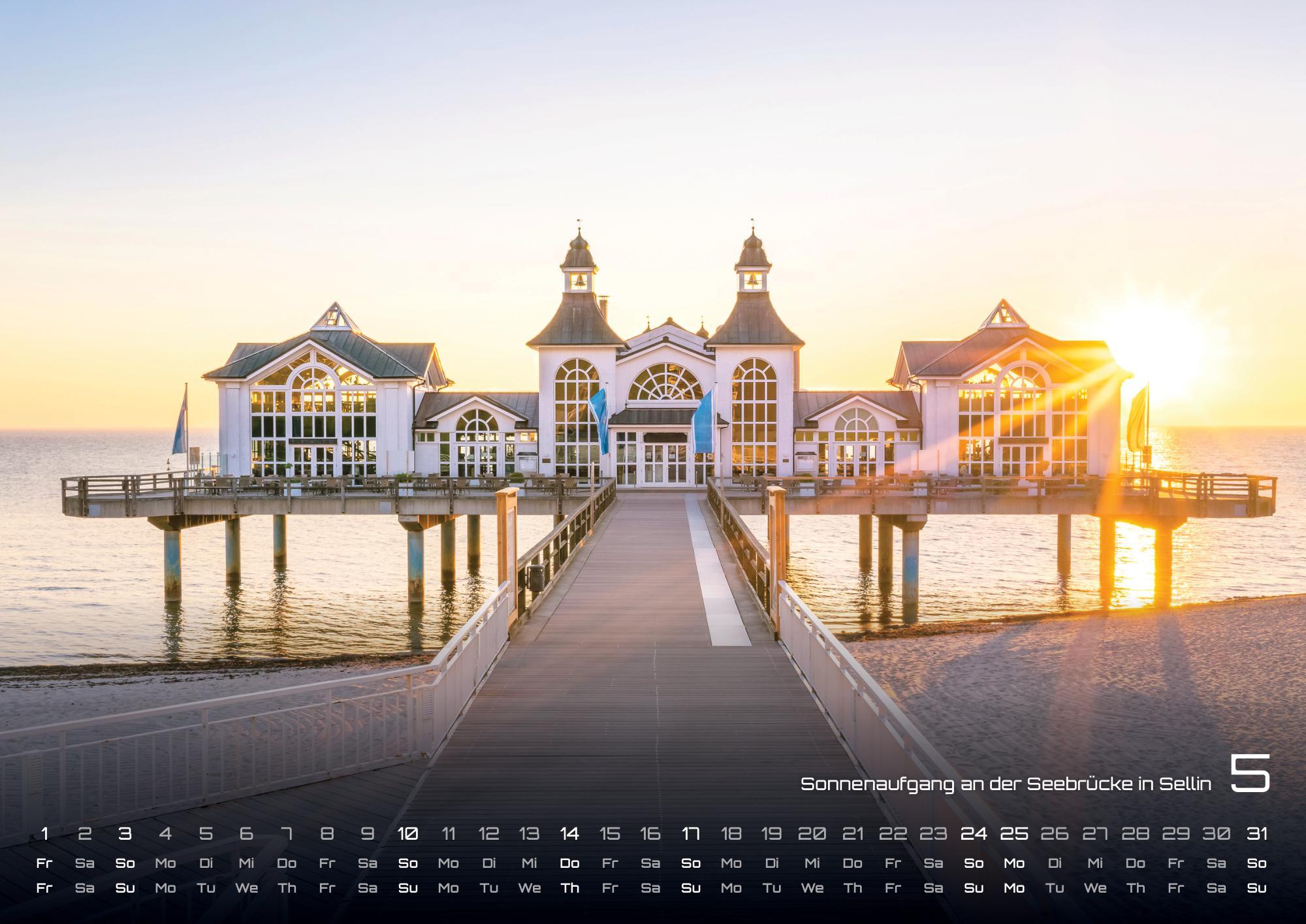 Beispielinhalt (Bild) Ostsee - Zwischen Dünen und Horizont - Die Ostsee erleben - 2026 - Kalender DIN A2