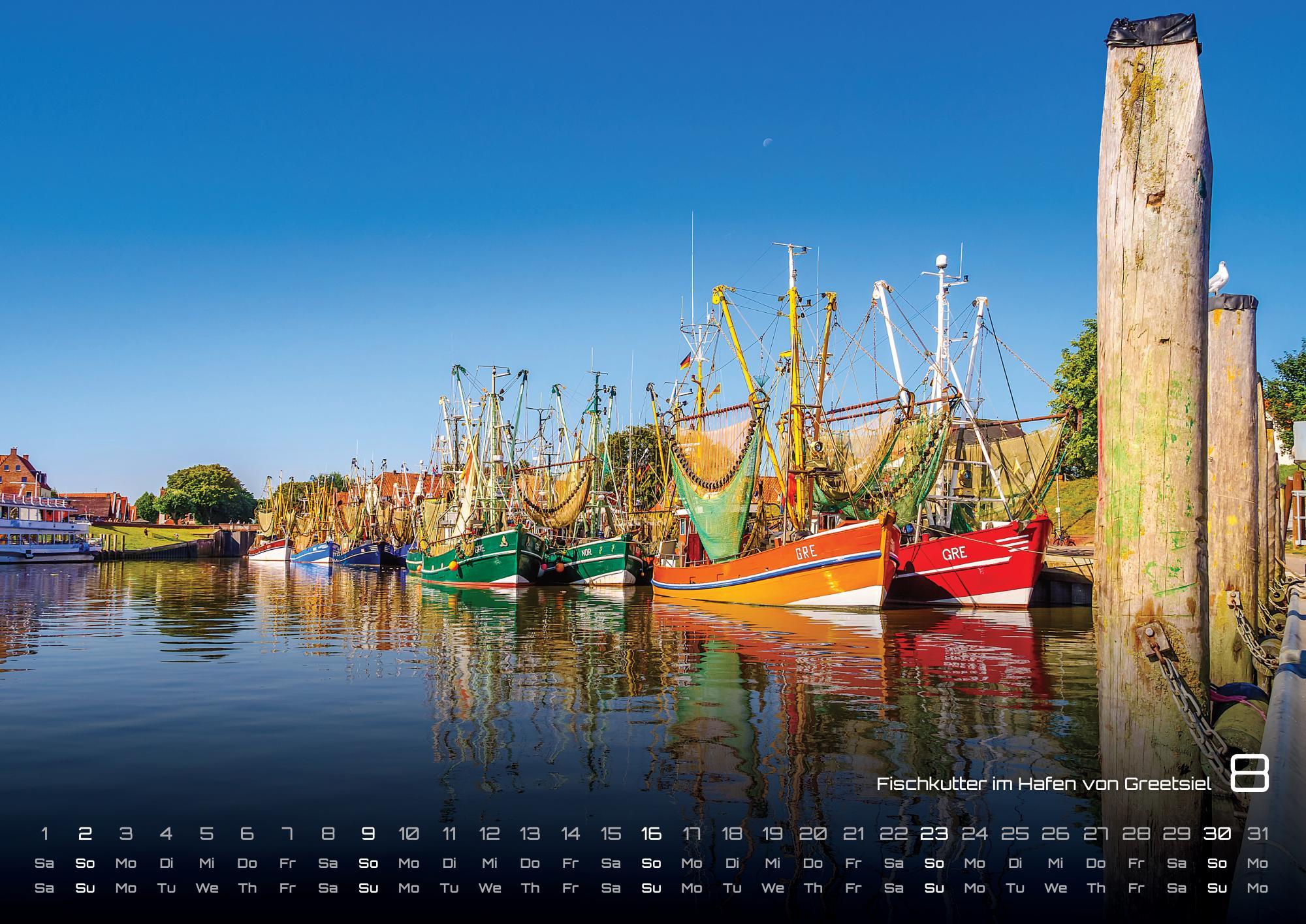 Beispielinhalt (Bild) Ostsee - Zwischen Dünen und Horizont - Die Ostsee erleben - 2026 - Kalender DIN A2