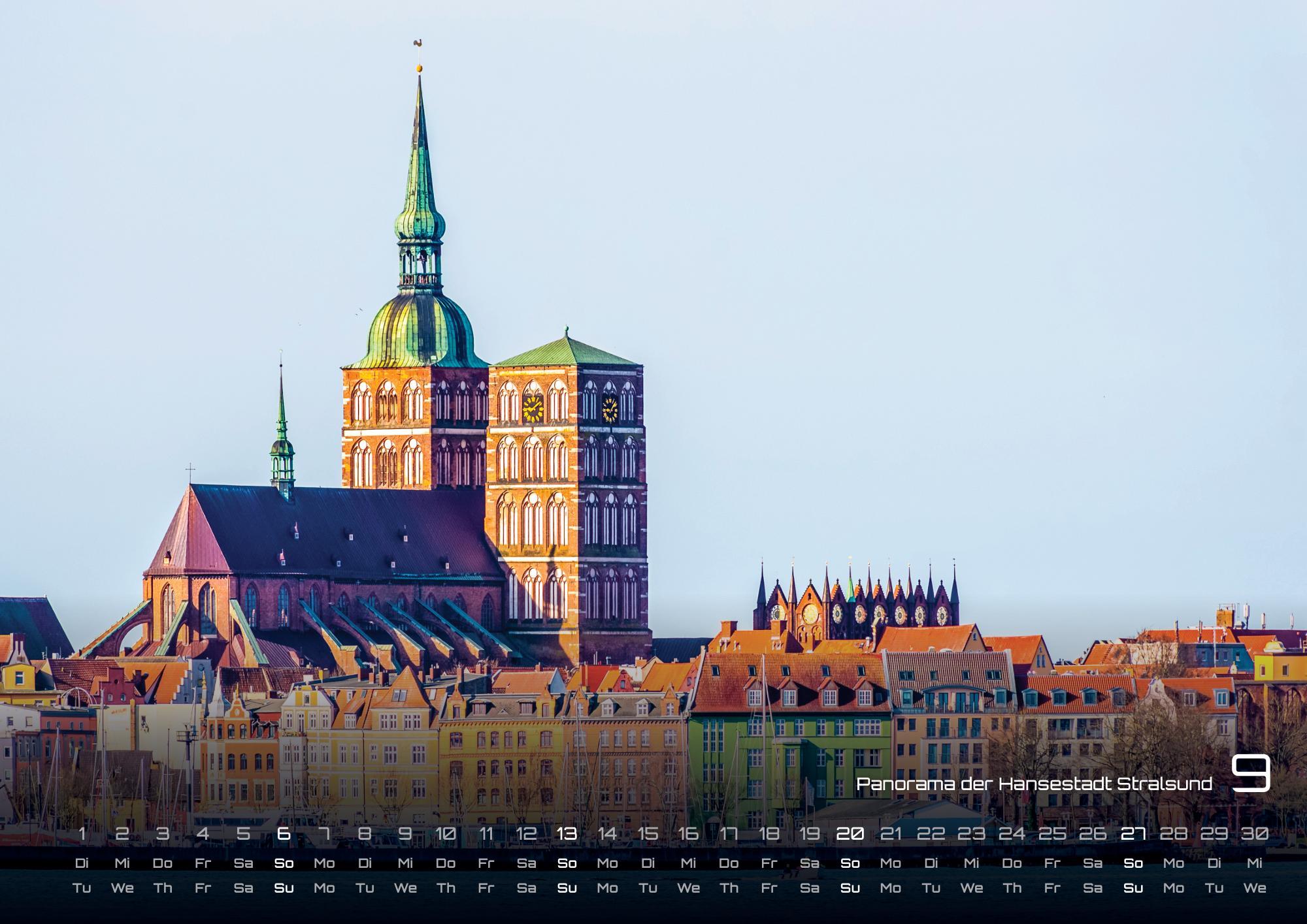 Beispielinhalt (Bild) Ostsee - Zwischen Dünen und Horizont - Die Ostsee erleben - 2026 - Kalender DIN A2
