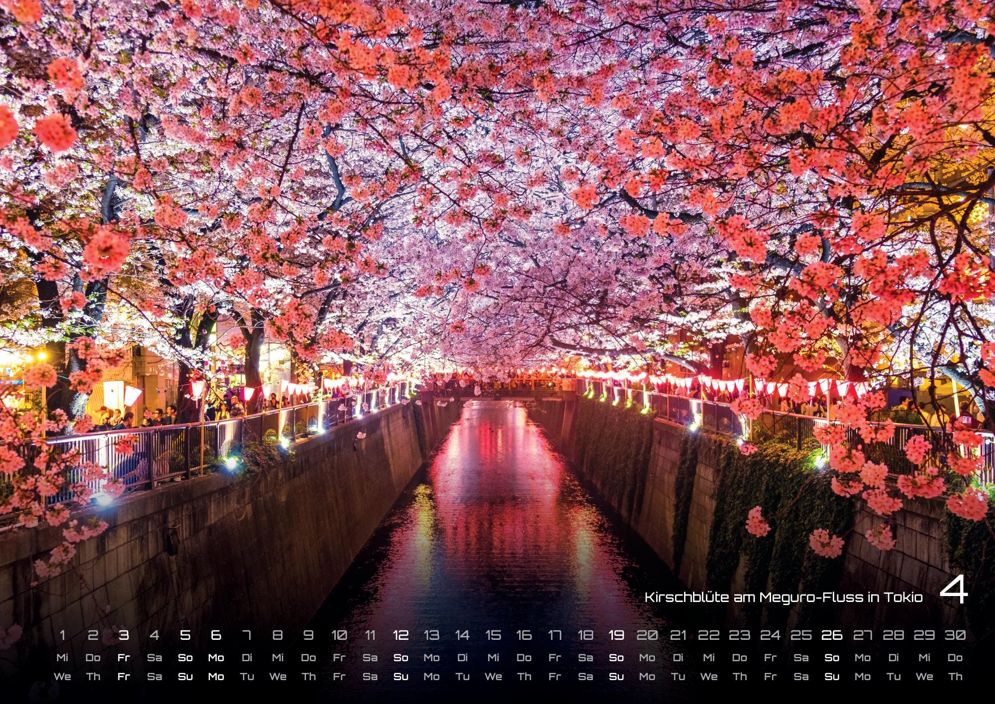 Beispielinhalt (Bild) Japan - Im Land der aufgehenden Sonne - 2026 - Kalender DIN A3